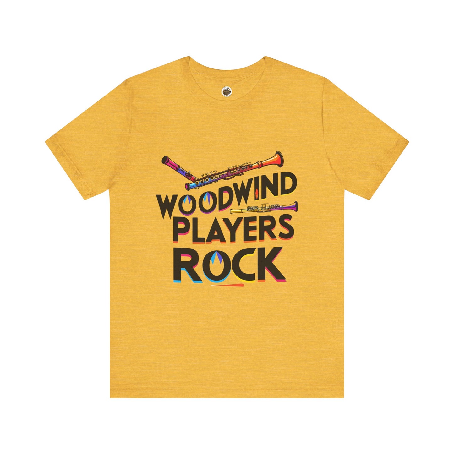 "Woodwind Players Rock" Unisex Short Sleeve T-Shirt