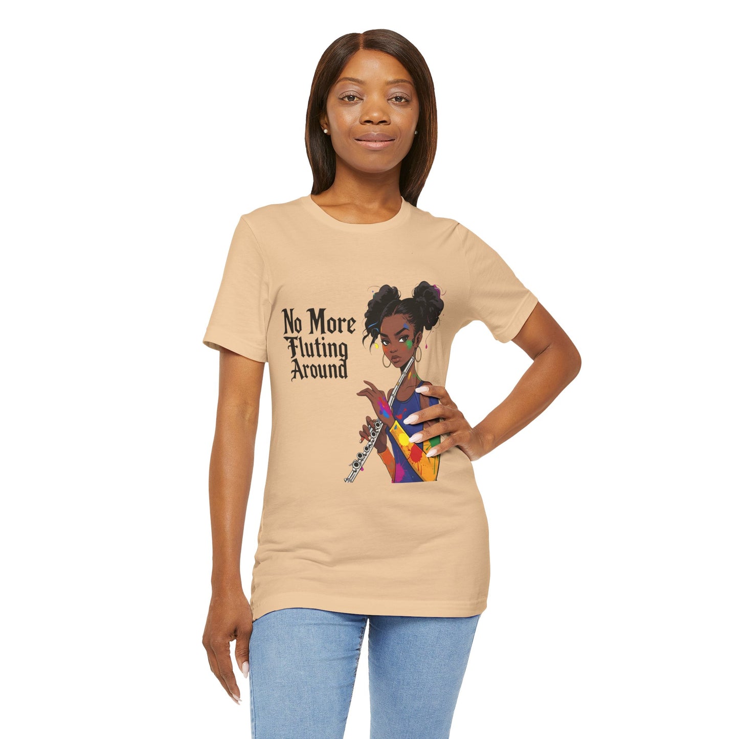 "No More Fluting Around" Unisex Musician Tee