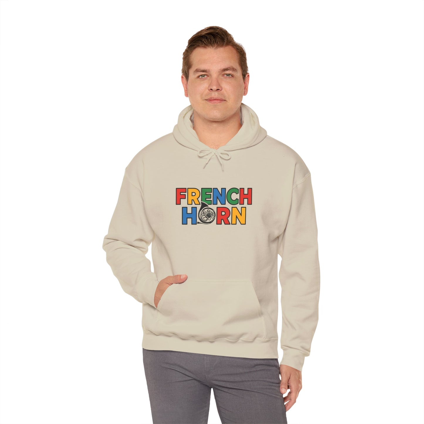 "French Horn" Cozy Unisex Hoodie