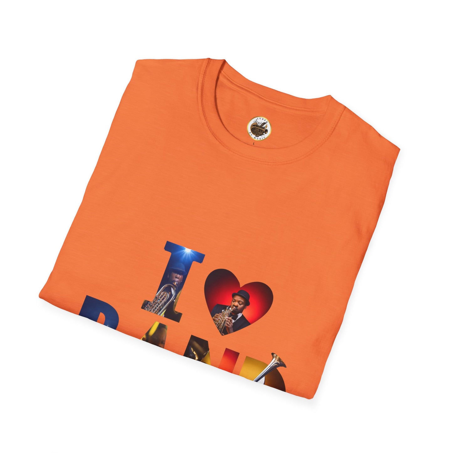 I Love Band Unisex Softstyle T-Shirt