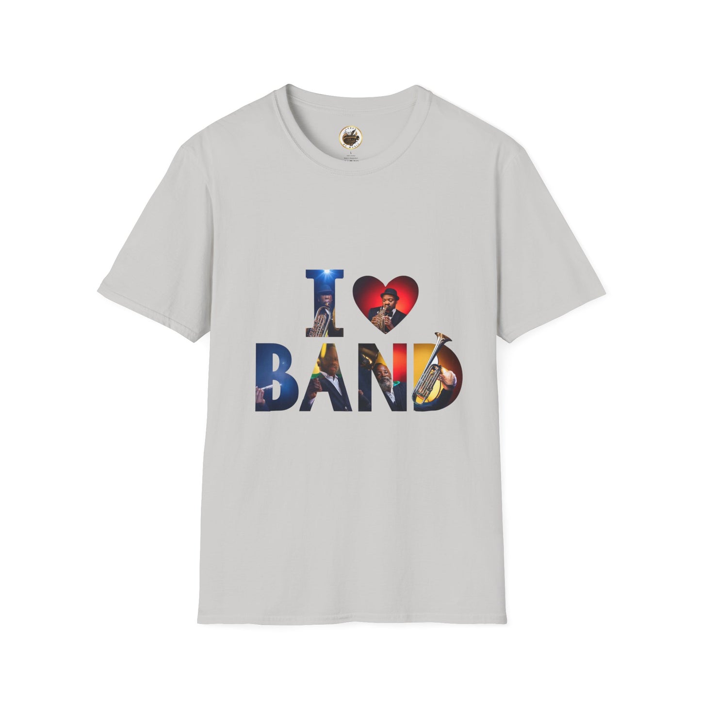 I Love Band Unisex Softstyle T-Shirt