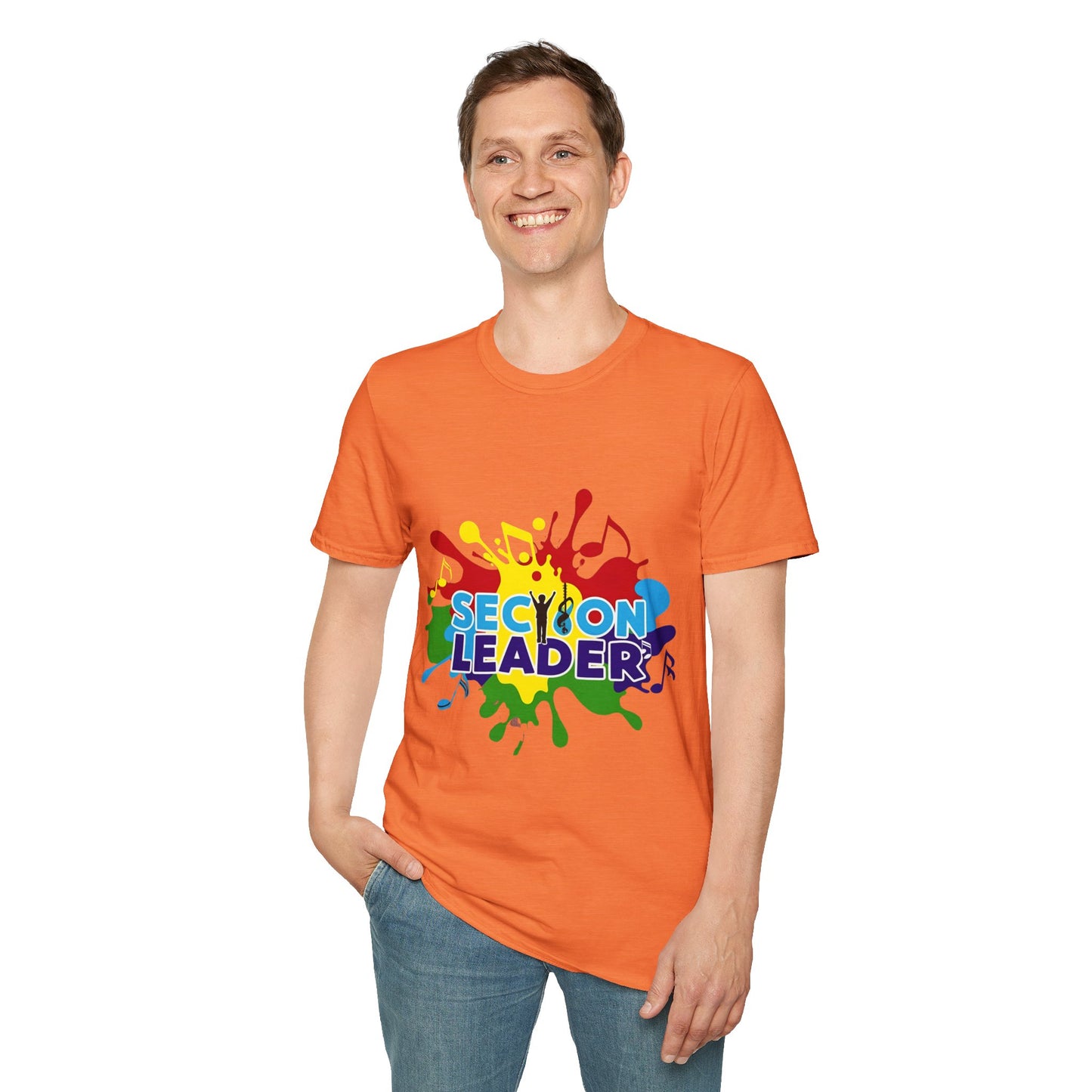 Splash Paint "Section Leader" Unisex Soft-style T-Shirt