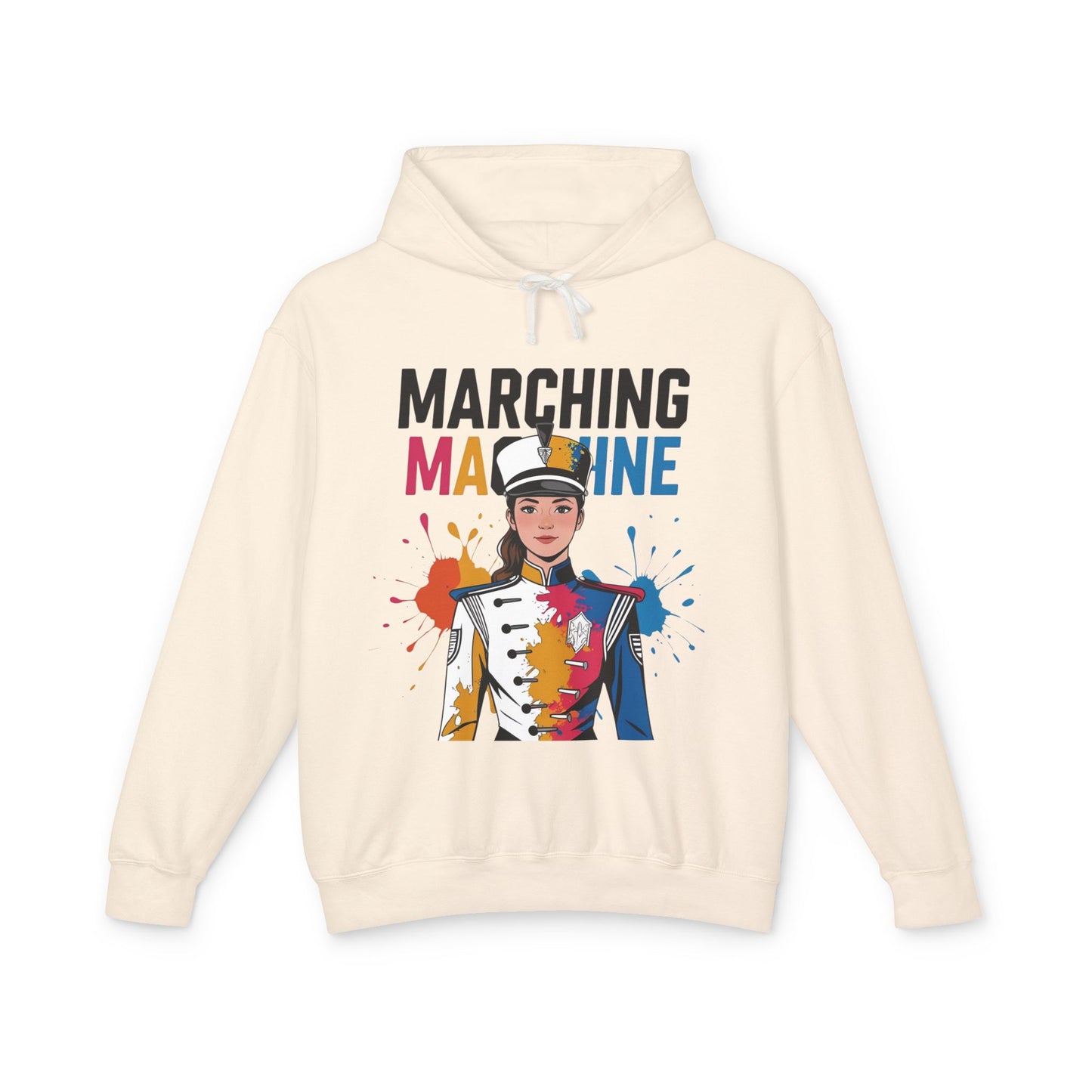 "Marching Machine" Unisex Lightweight Hoodie