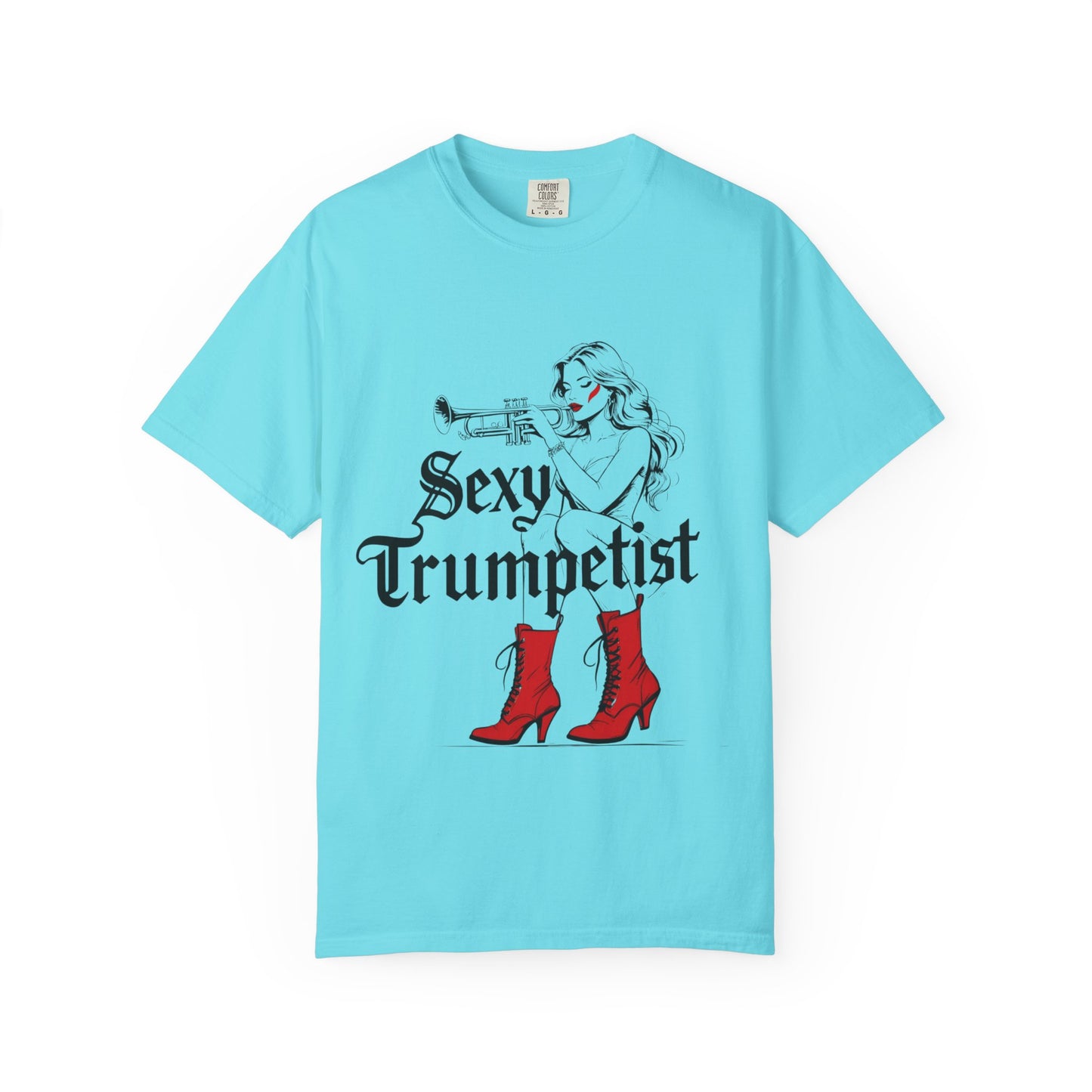 "Sexy Trumpetist" Unisex Garment-Dyed T-shirt
