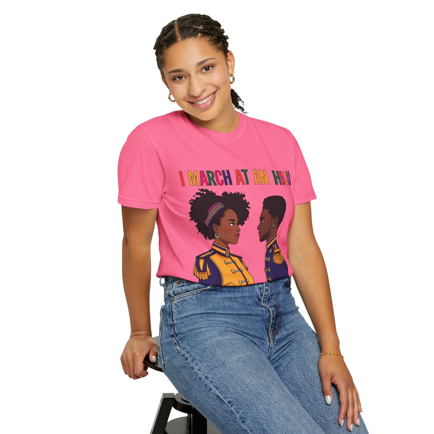 "HBCU Pride" Unisex Garment-Dyed T-shirt with