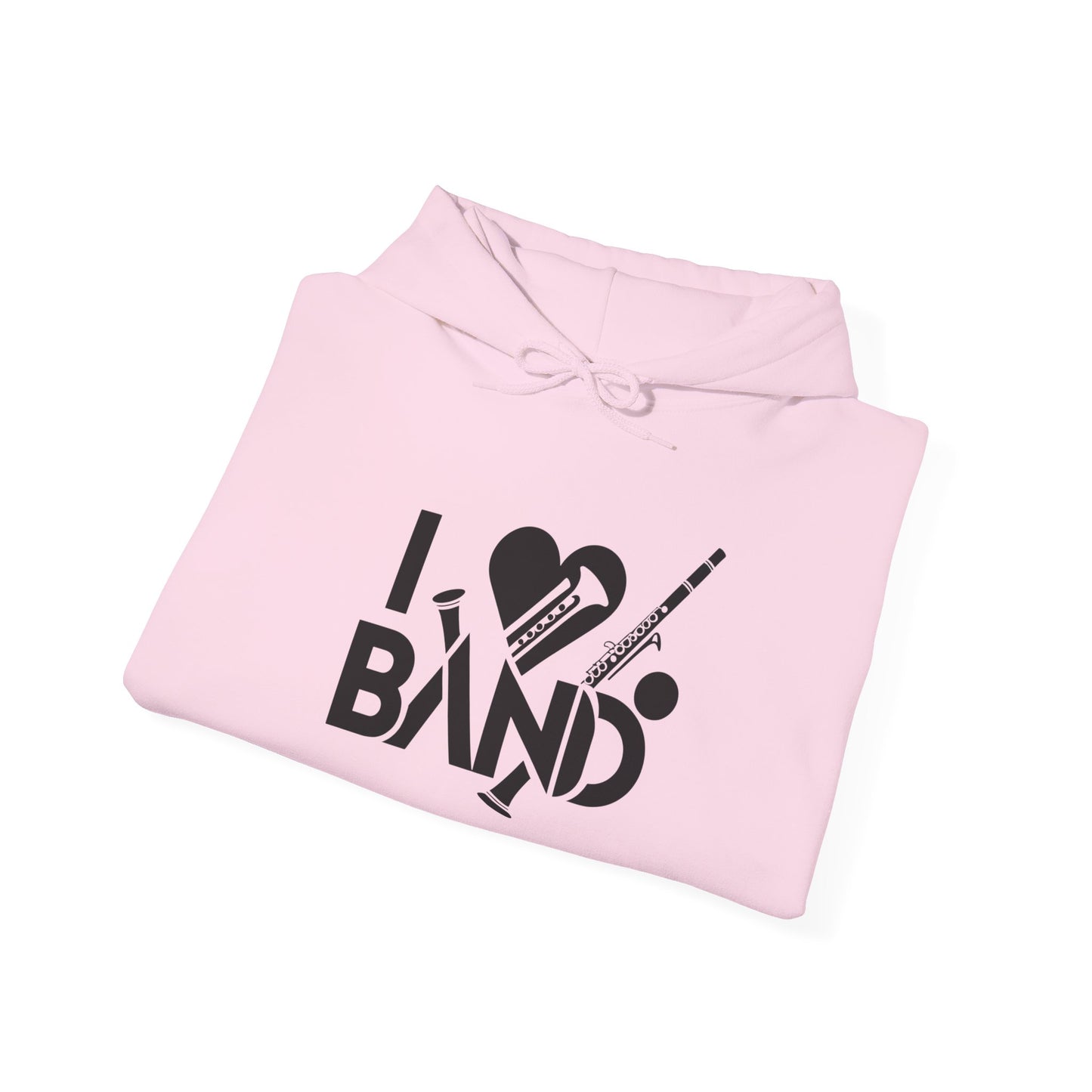 "I Love Band" Unisex Heavy-Blend Hoodie
