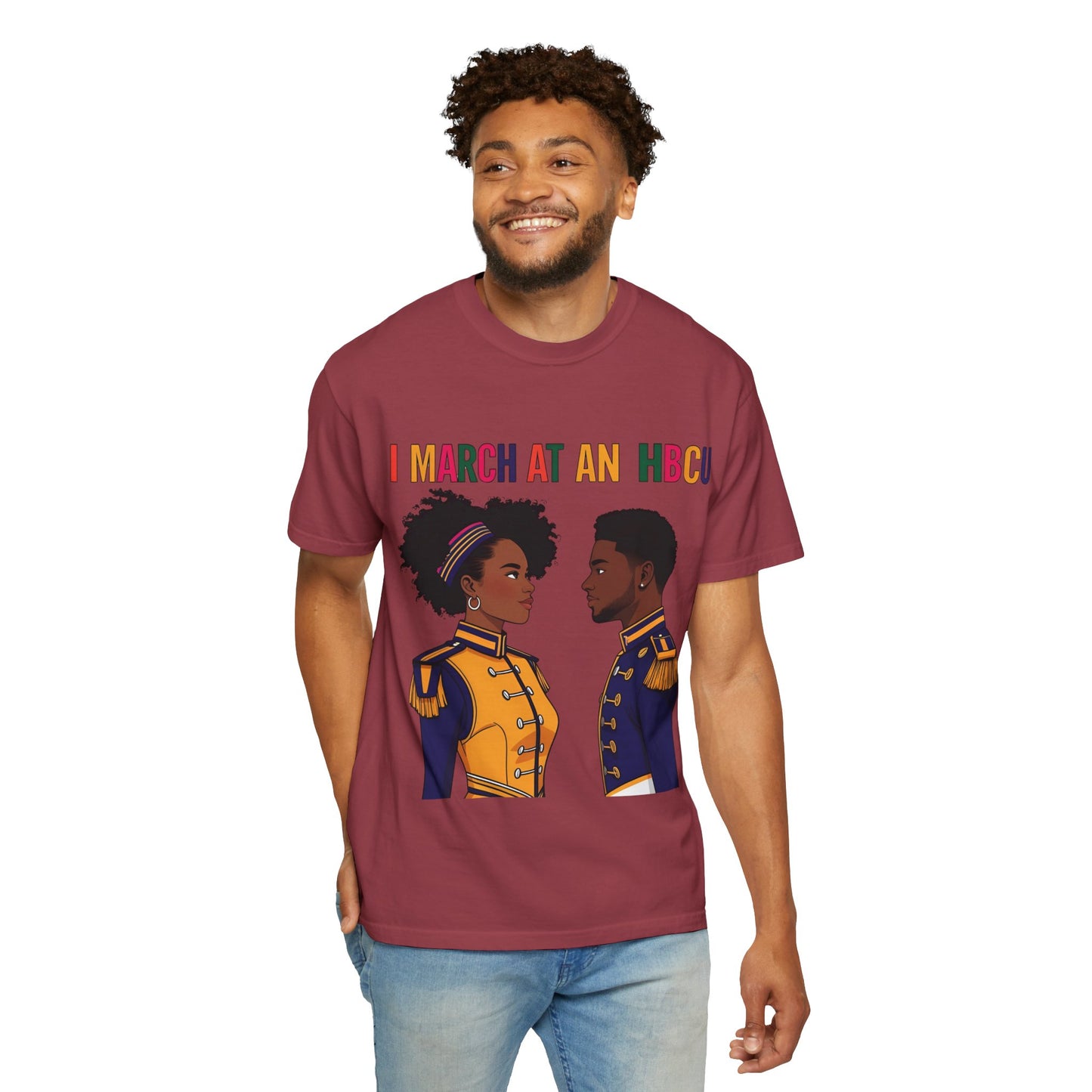 "HBCU Pride" Unisex Garment-Dyed T-shirt with