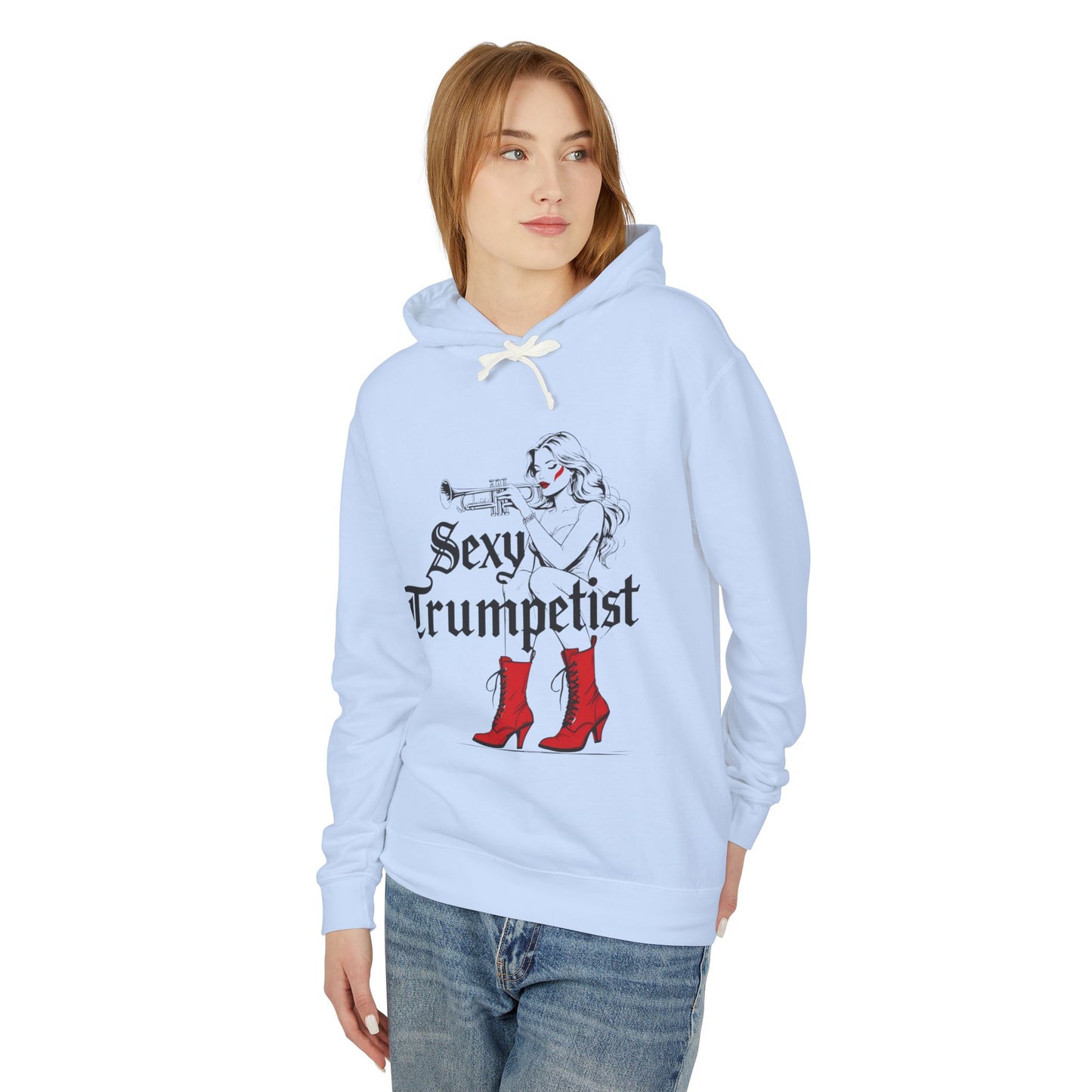 "Sexy Trumpetist" Hooded Sweatshirt