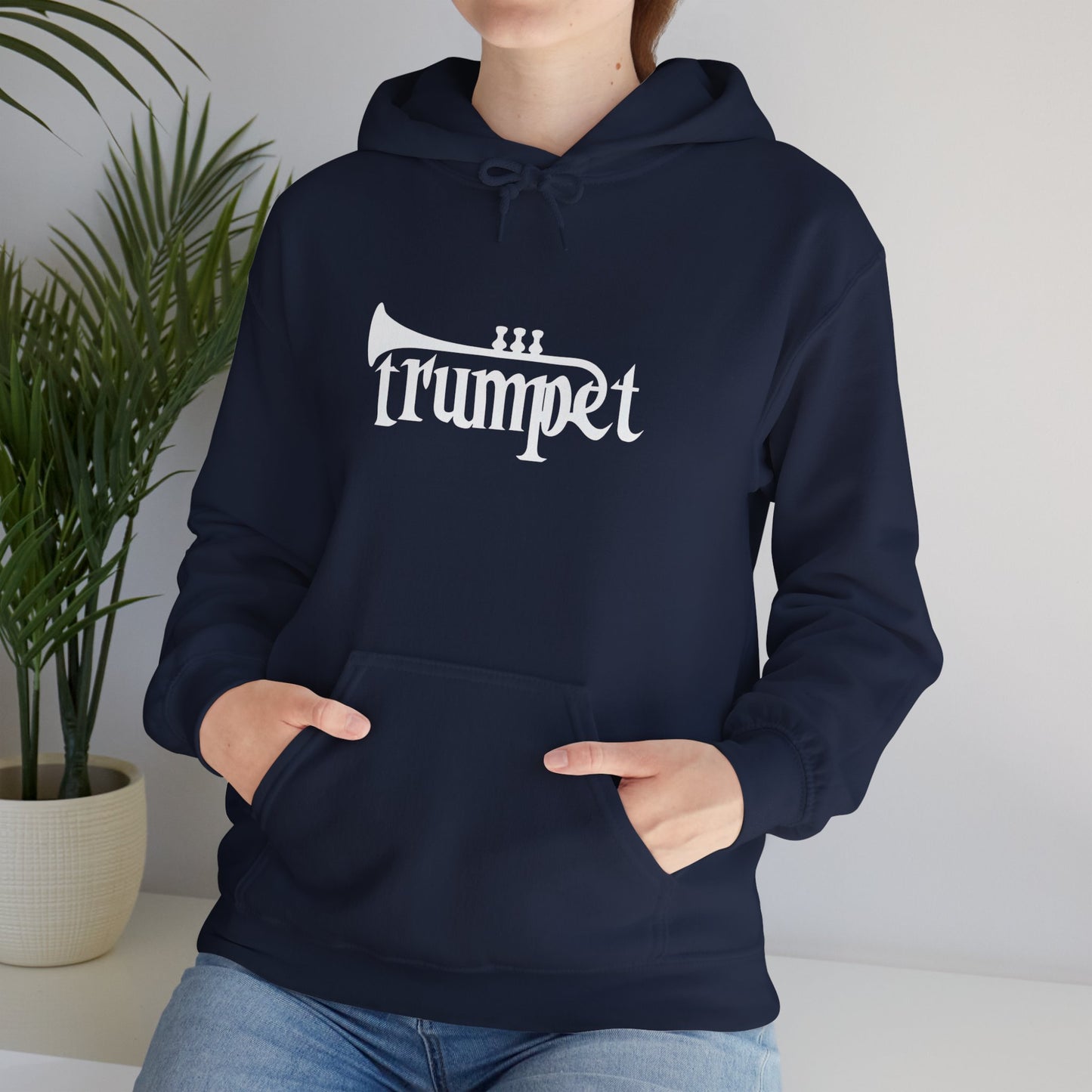 Musical Trumpet Hoodie - Unisex Heavy Blend Sweatshirt