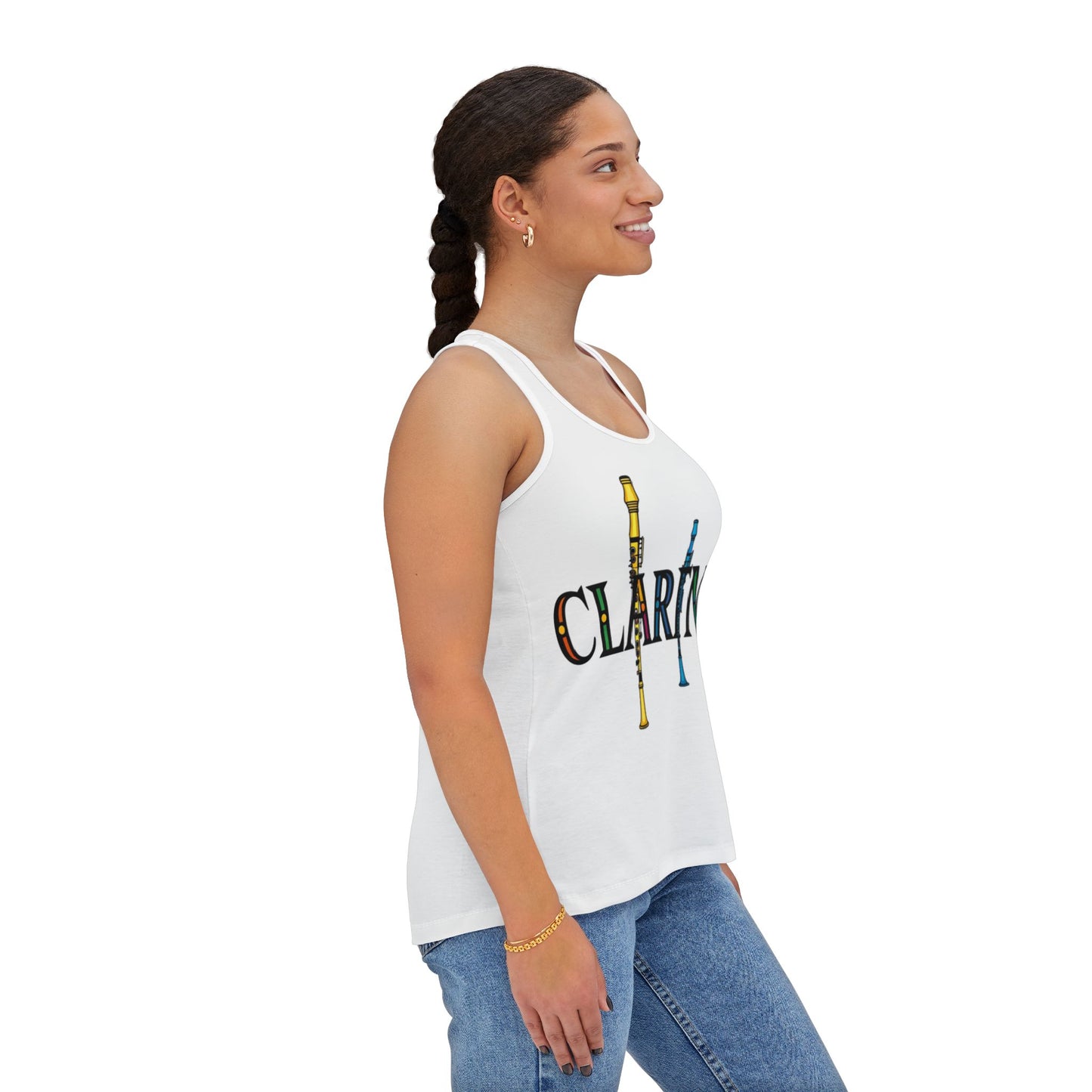 Colorful "Clarinet" Women's Tank Top