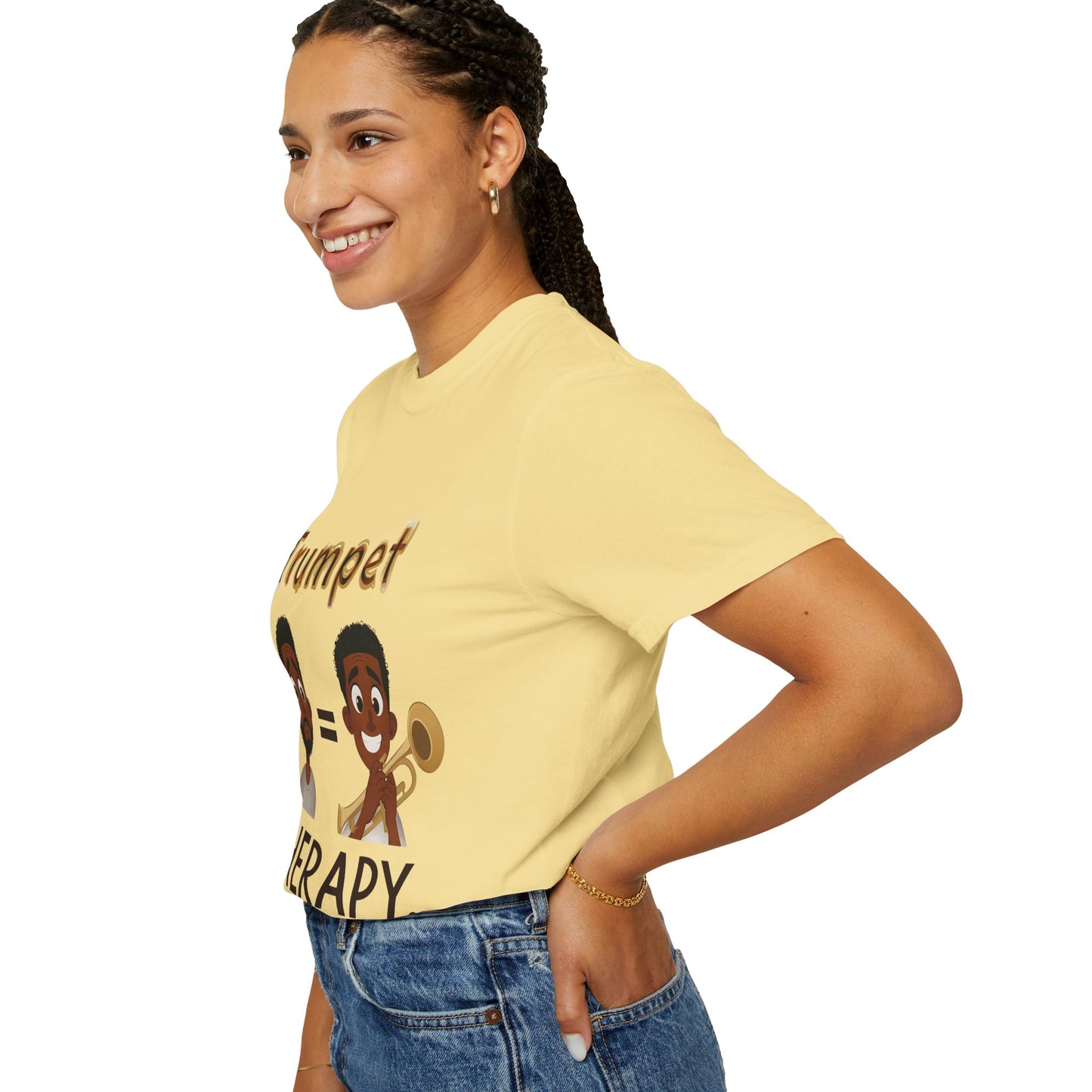"Trumpet Therapy" Unisex Music T-Shirt