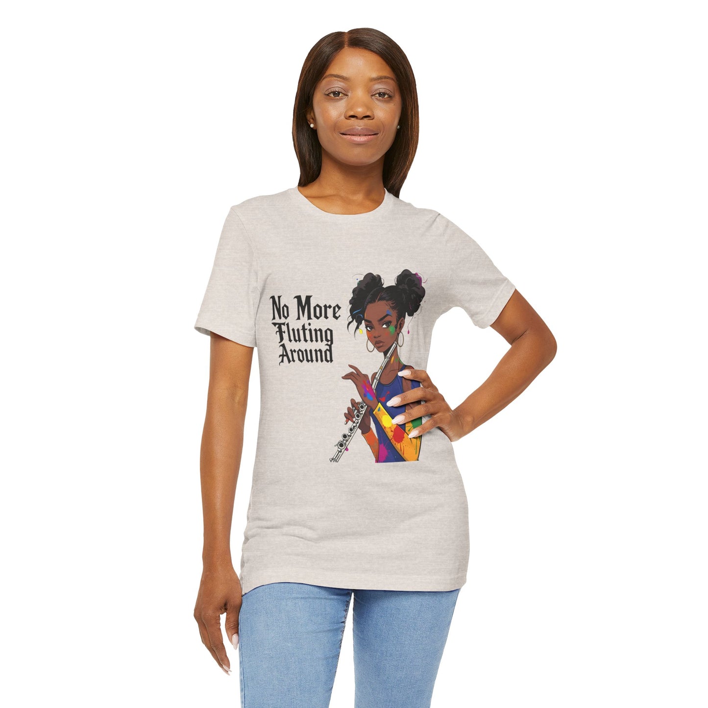 "No More Fluting Around" Unisex Musician Tee