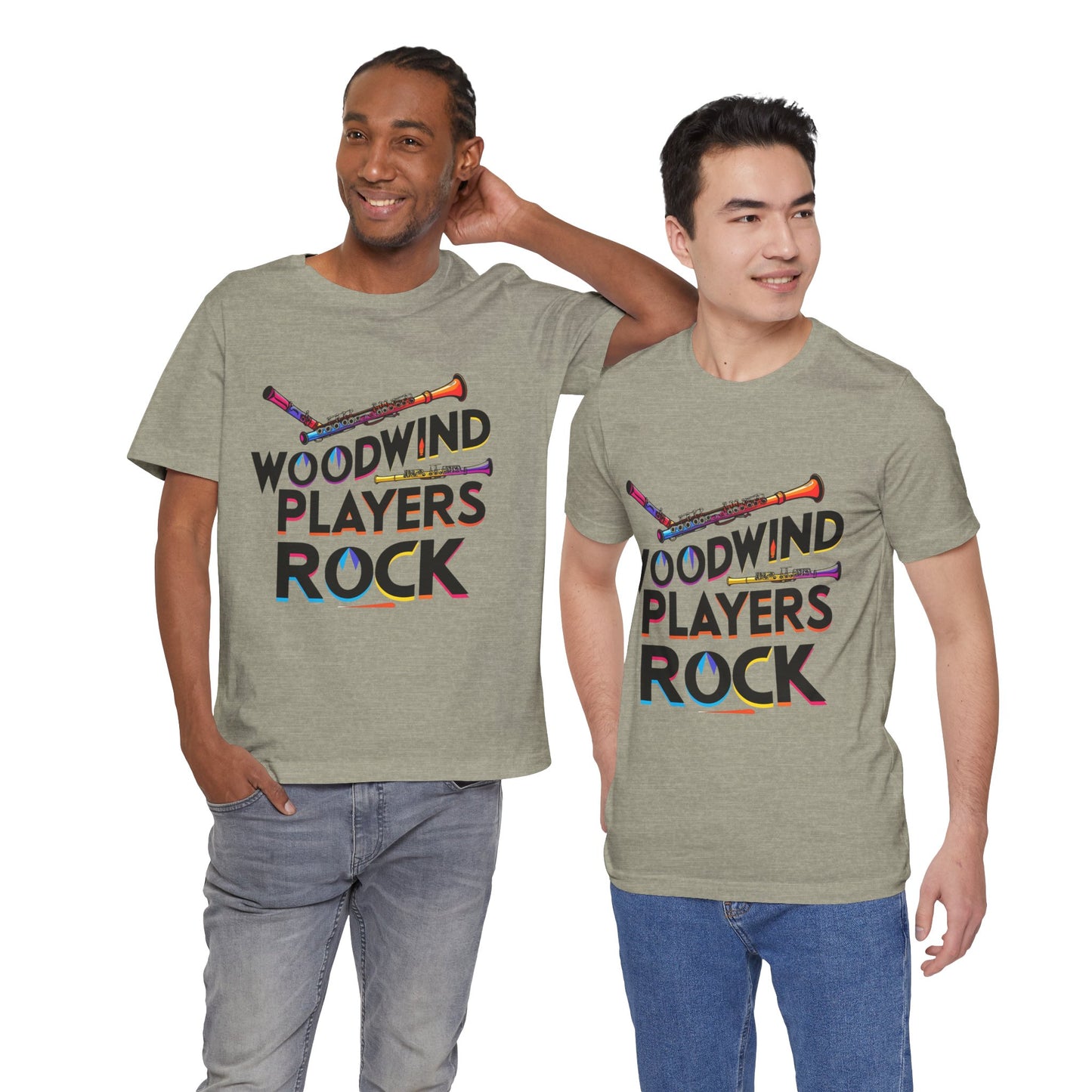 "Woodwind Players Rock" Unisex Short Sleeve T-Shirt
