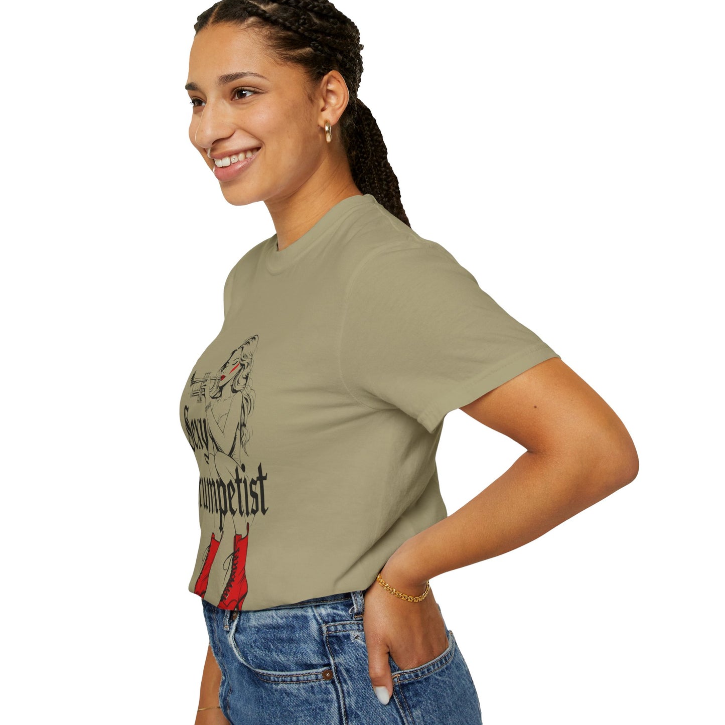 "Sexy Trumpetist" Unisex Garment-Dyed T-shirt