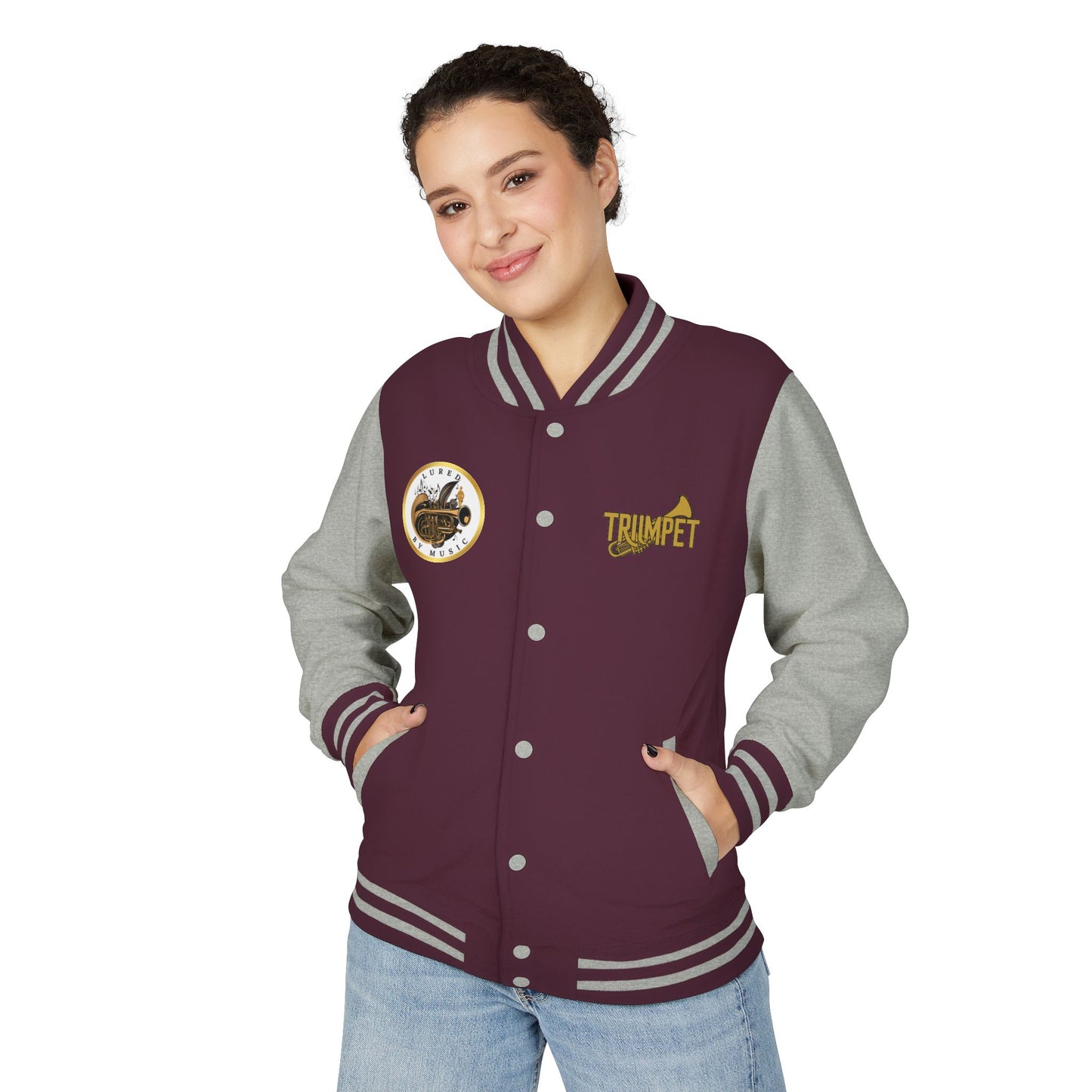 "Trumpet" Unisex Brass Band Letterman Jacket