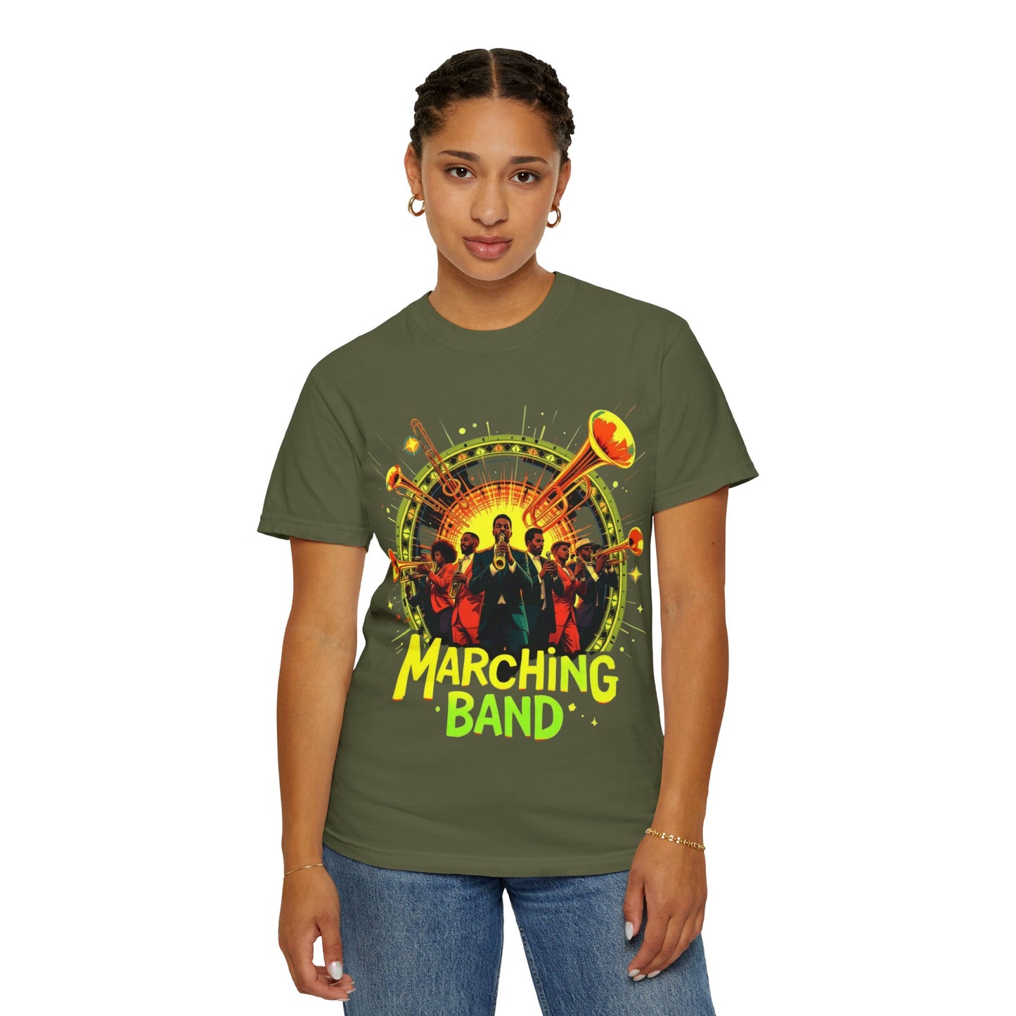"Marching Band" Unisex Garment Dyed T-Shirt