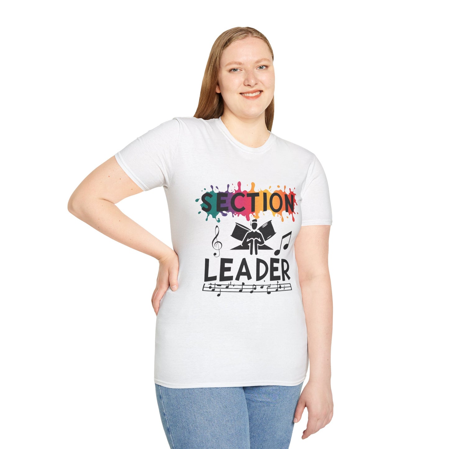 Splash Paint "Section Leader" Unisex Soft-style T-Shirt