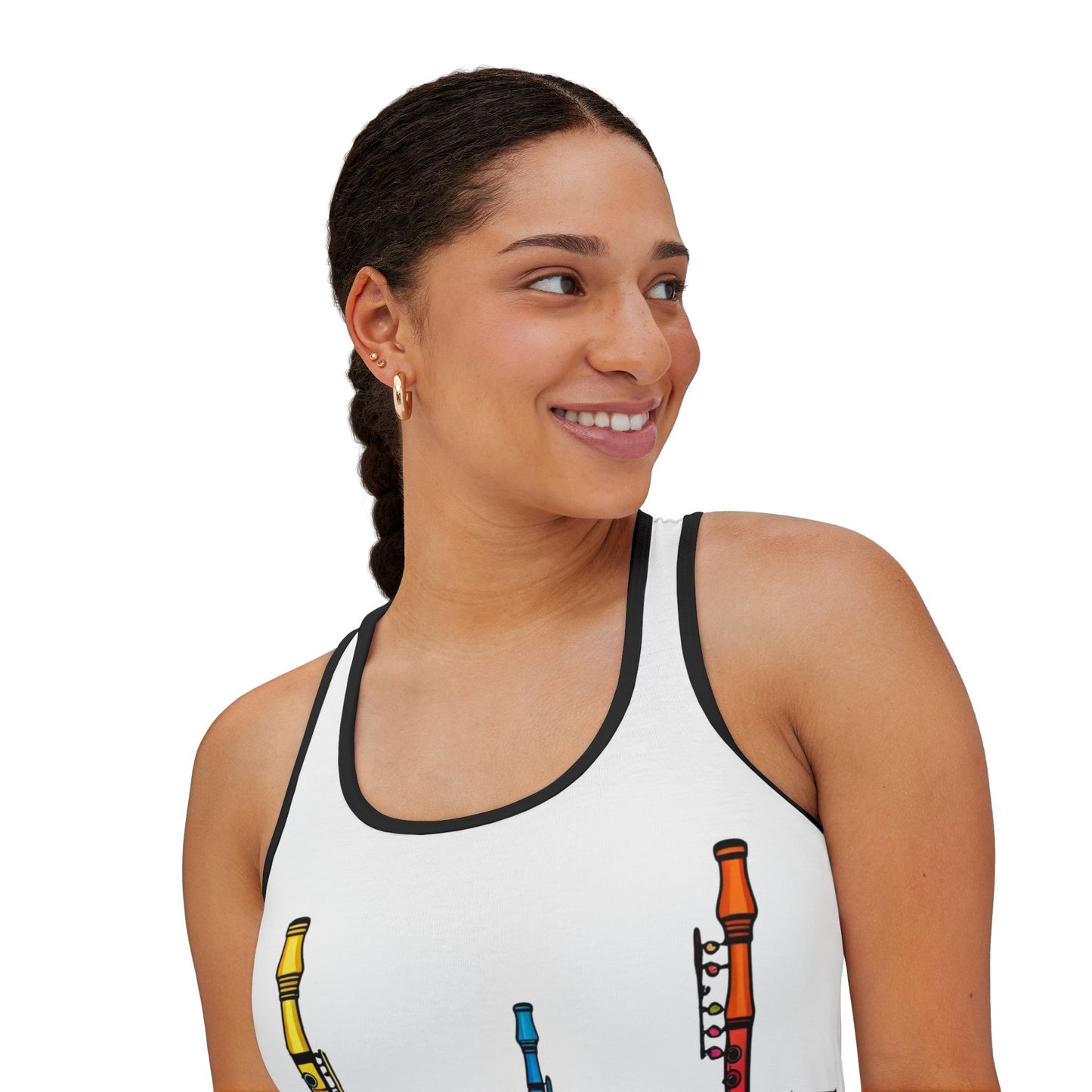 Colorful "Clarinet" Women's Tank Top