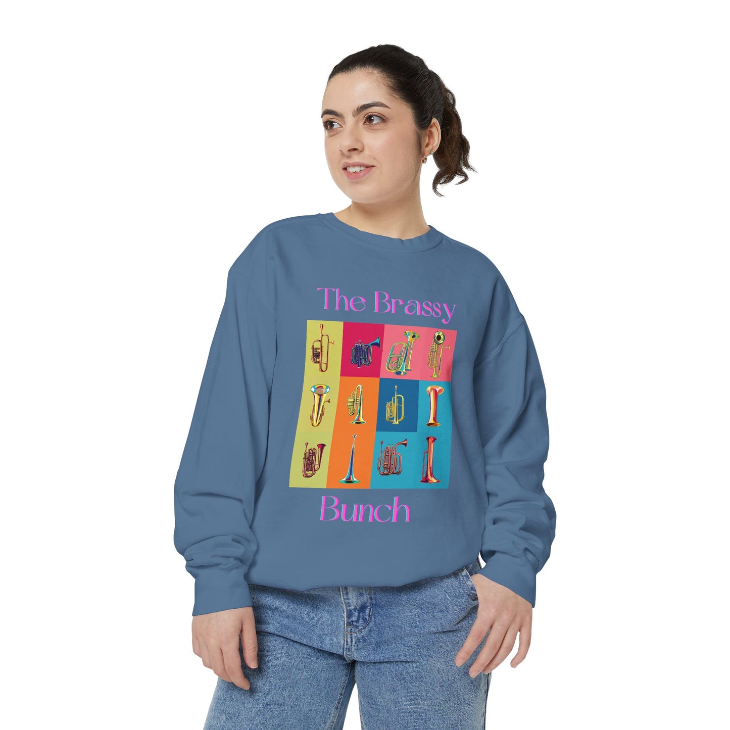 "Brassy Bunch" Unisex Garment-Dyed Sweatshirt