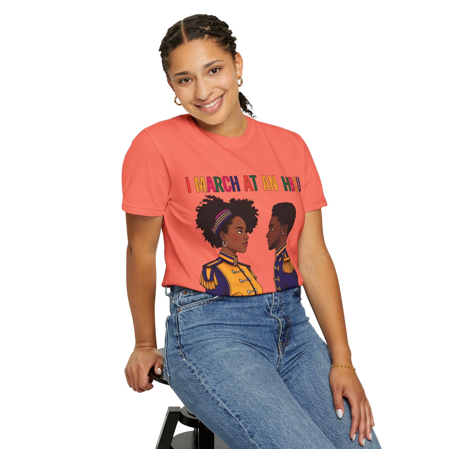 "HBCU Pride" Unisex Garment-Dyed T-shirt with