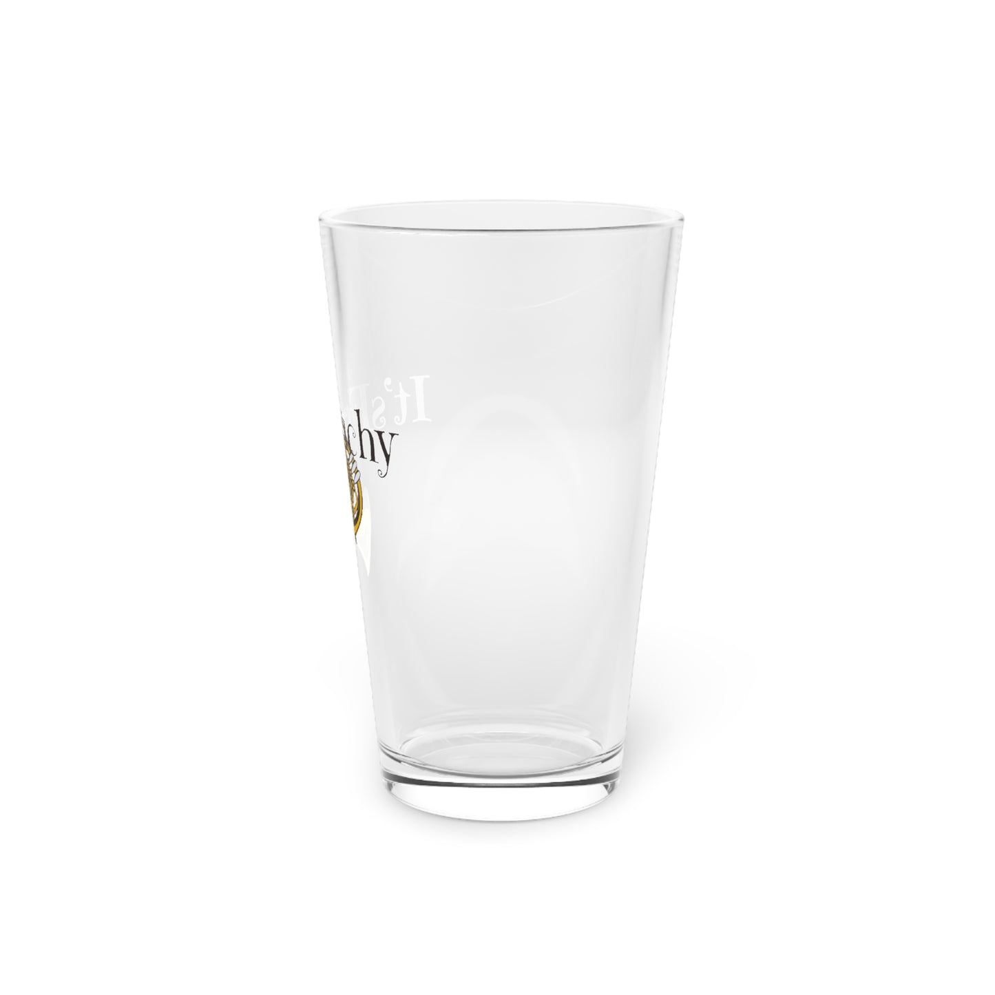"French Horn" Pint Glass, 16oz