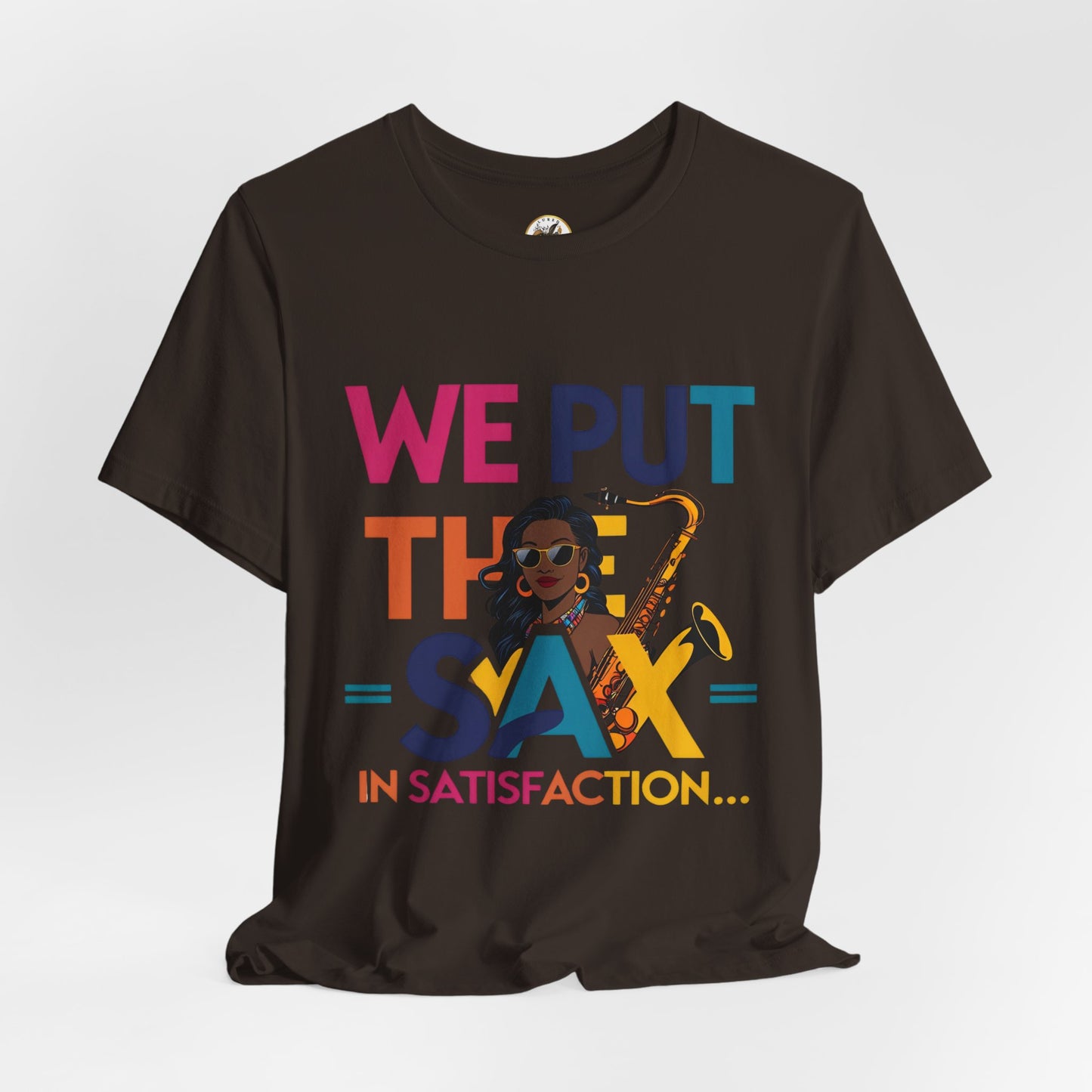 "Sax In Satisfaction" Unisex Graphic T-Shirt