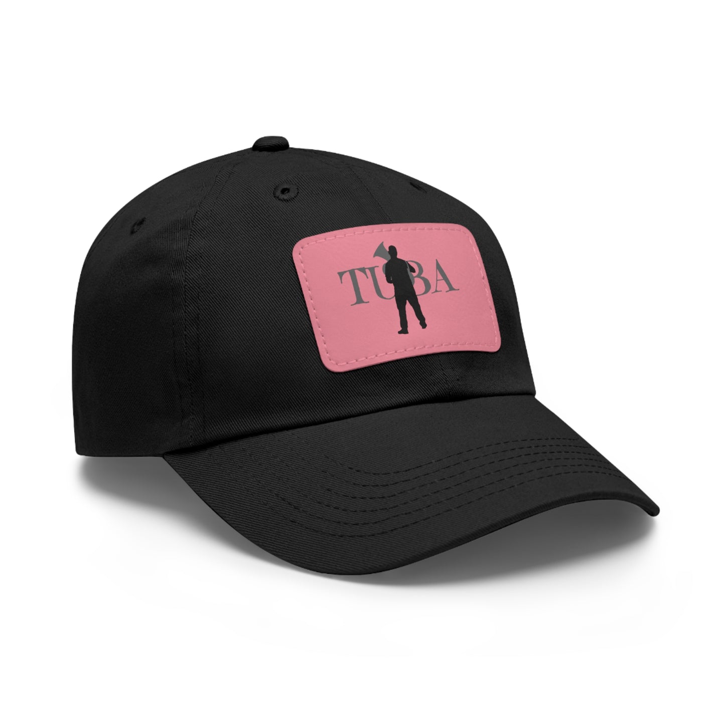 "Tuba" Dad Hat with Leather Patch (Rectangle)