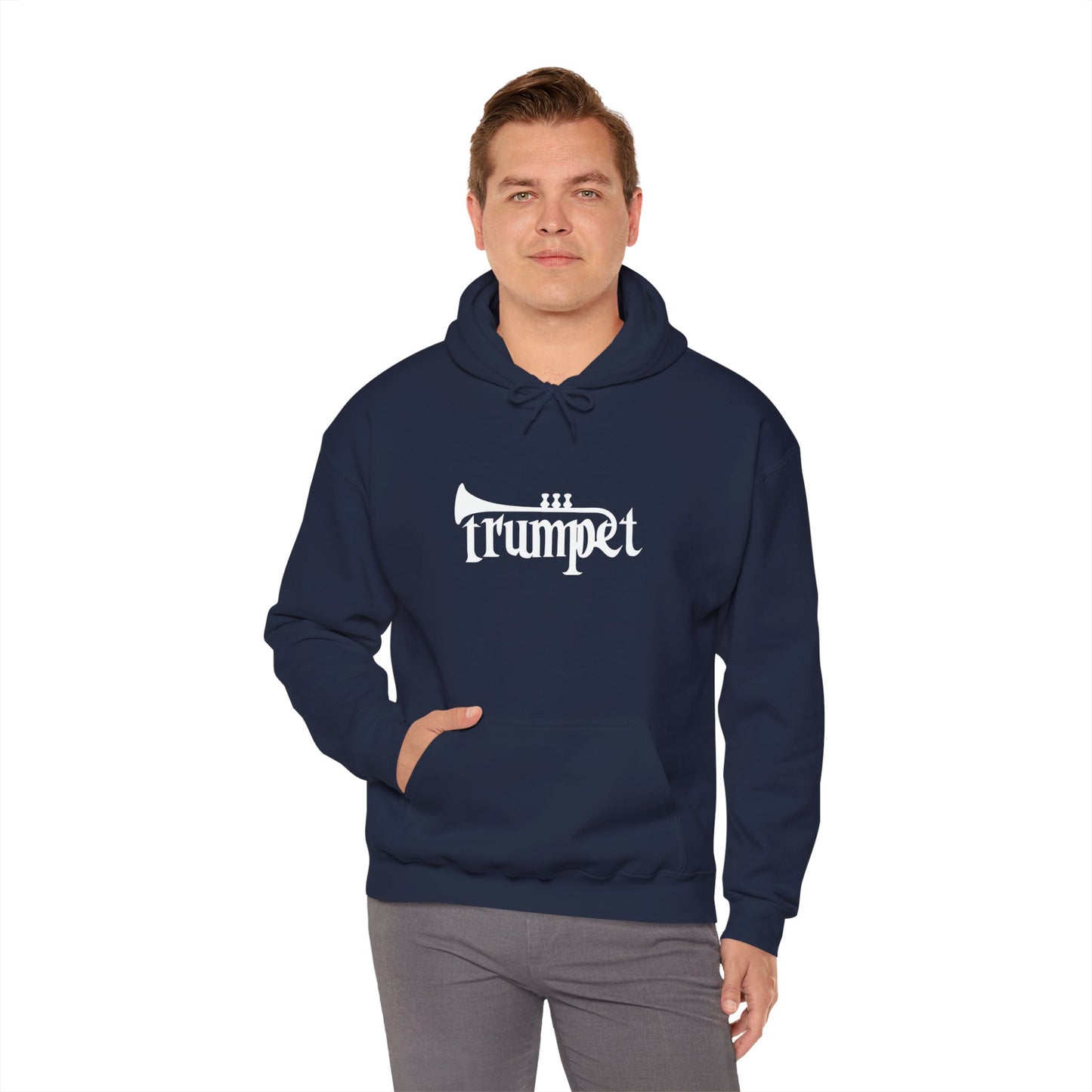 Musical Trumpet Hoodie - Unisex Heavy Blend Sweatshirt