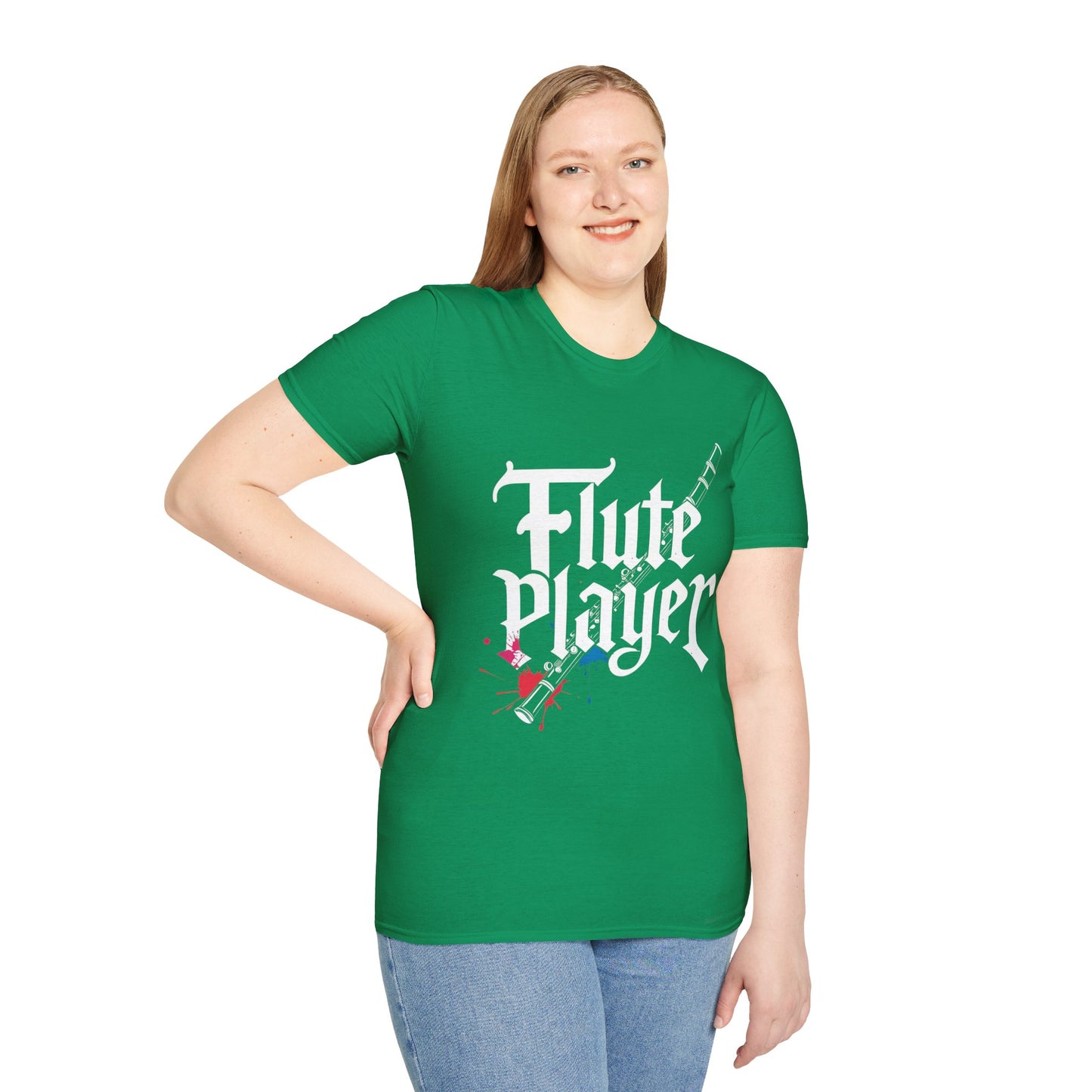 "Flute Player" Unisex T-Shirt