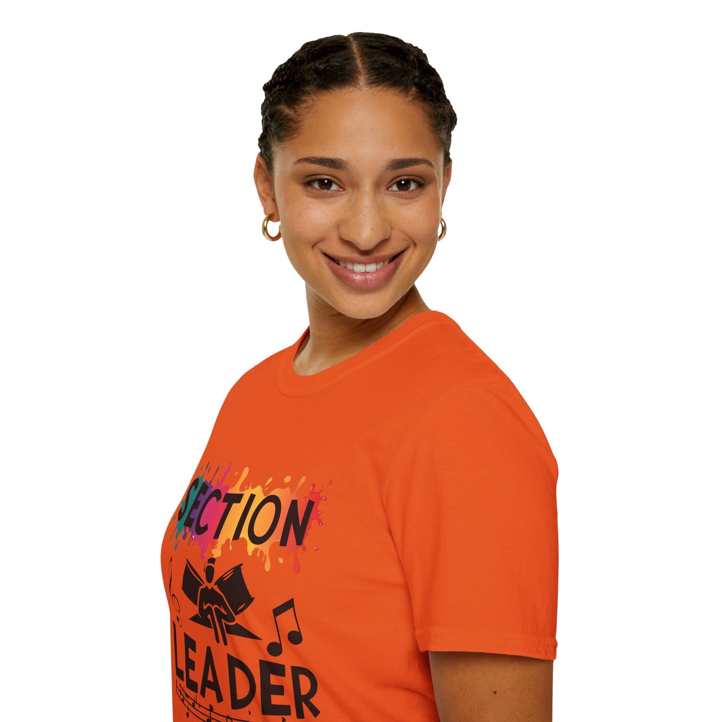 Splash Paint "Section Leader" Unisex Soft-style T-Shirt