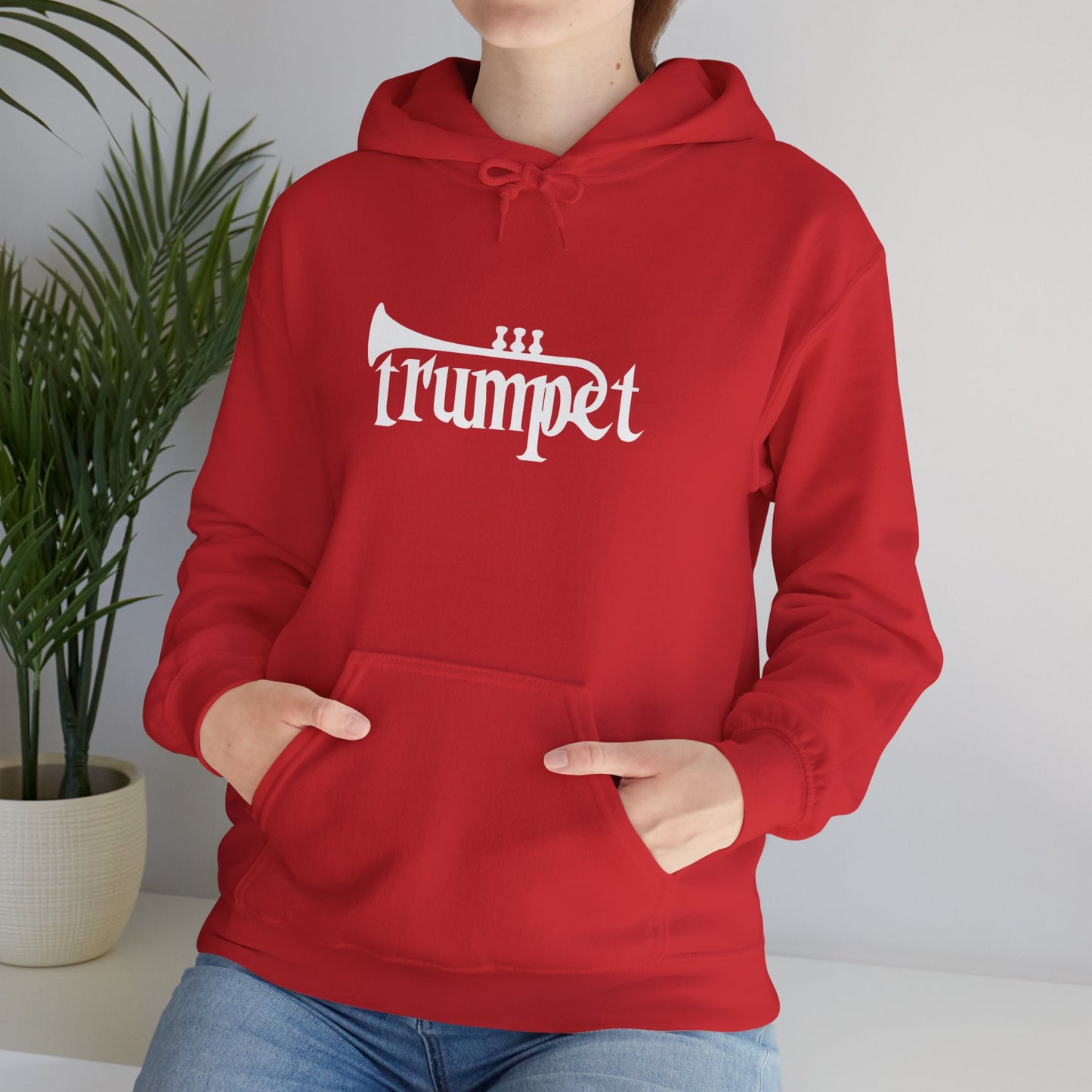 Musical Trumpet Hoodie - Unisex Heavy Blend Sweatshirt