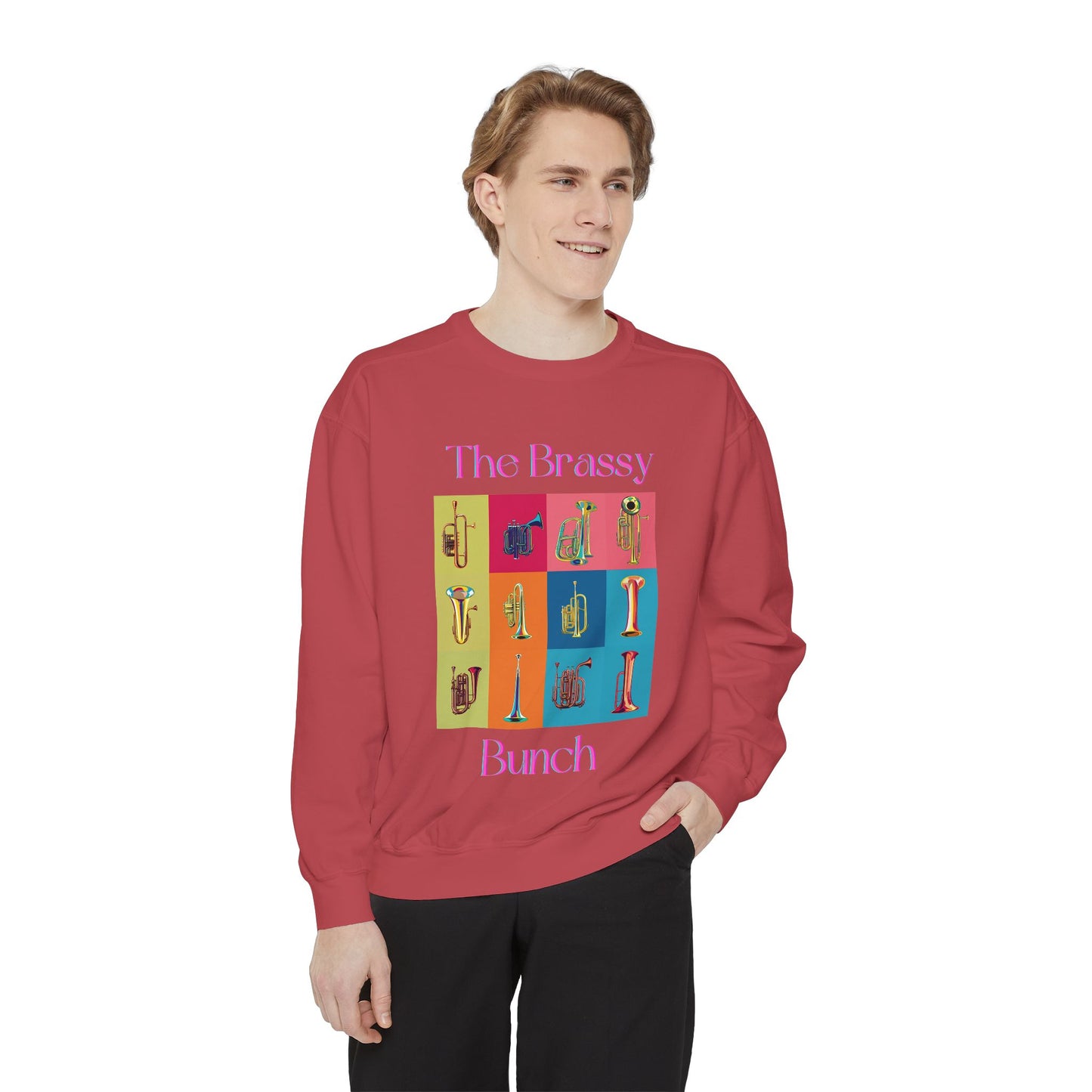"Brassy Bunch" Unisex Garment-Dyed Sweatshirt