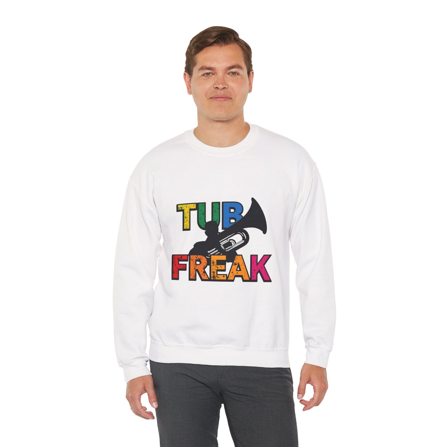 "Tuba Freak" Colorful Crew neck Sweatshirt
