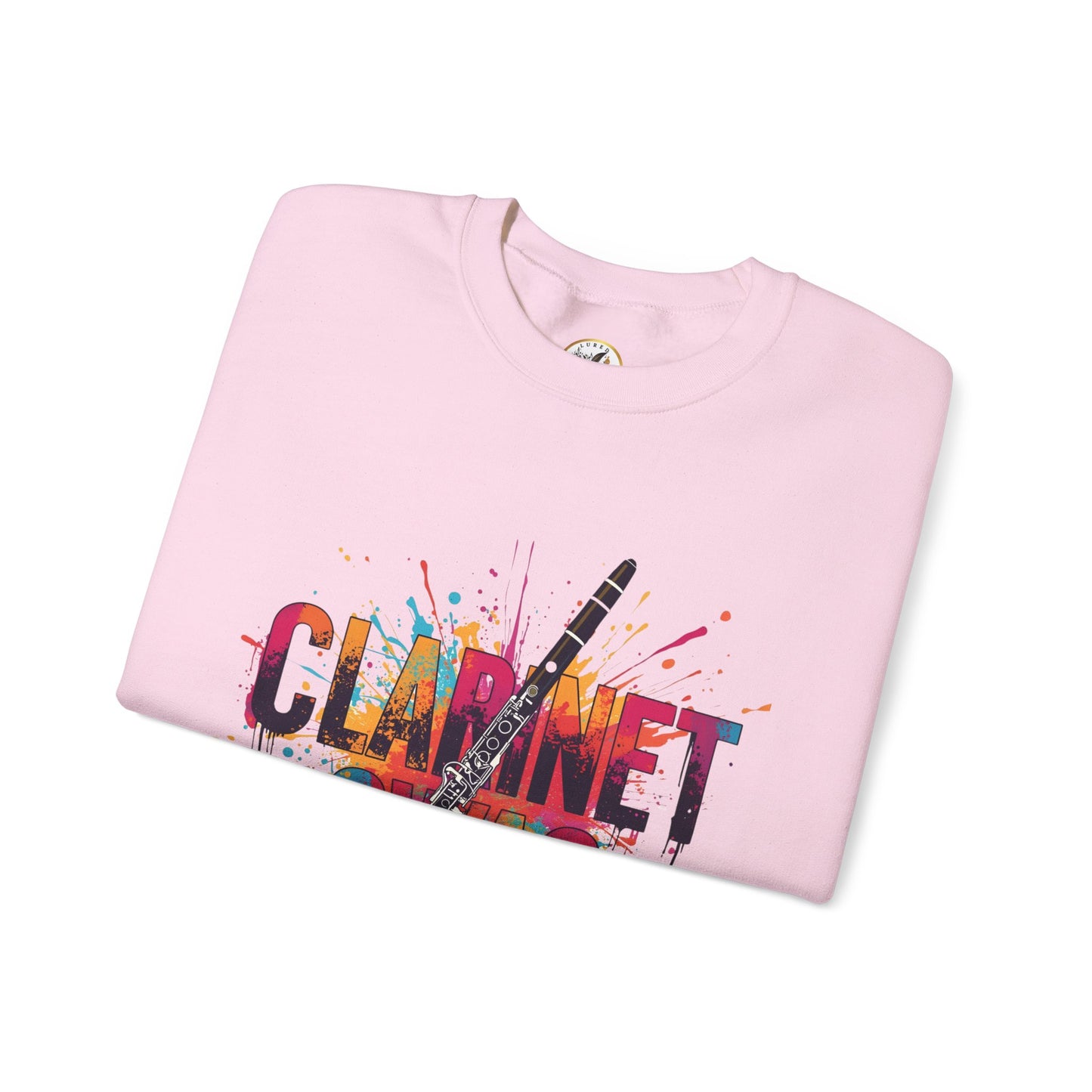 "Clarinet Swag" Colorful Unisex Crewneck Sweatshirt