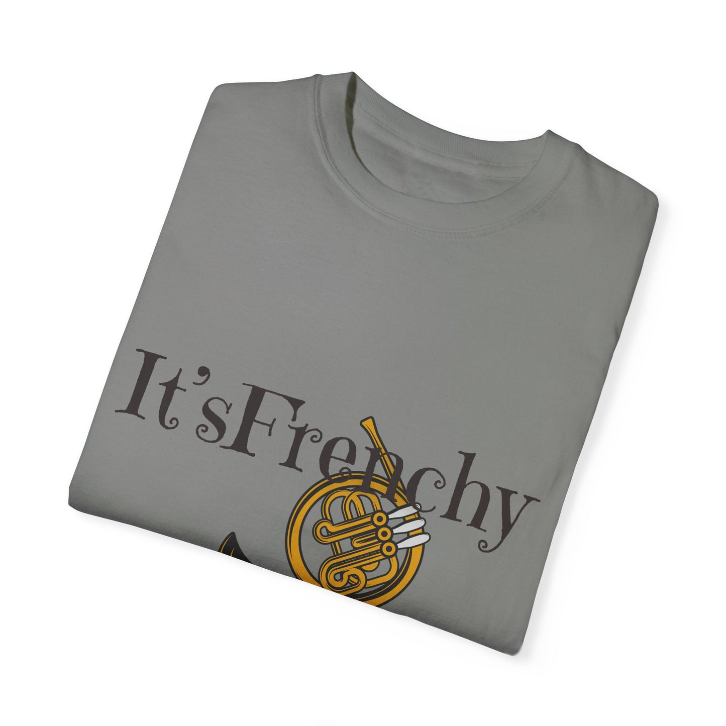 "French Horn" Unisex Garment-Dyed T-shirt