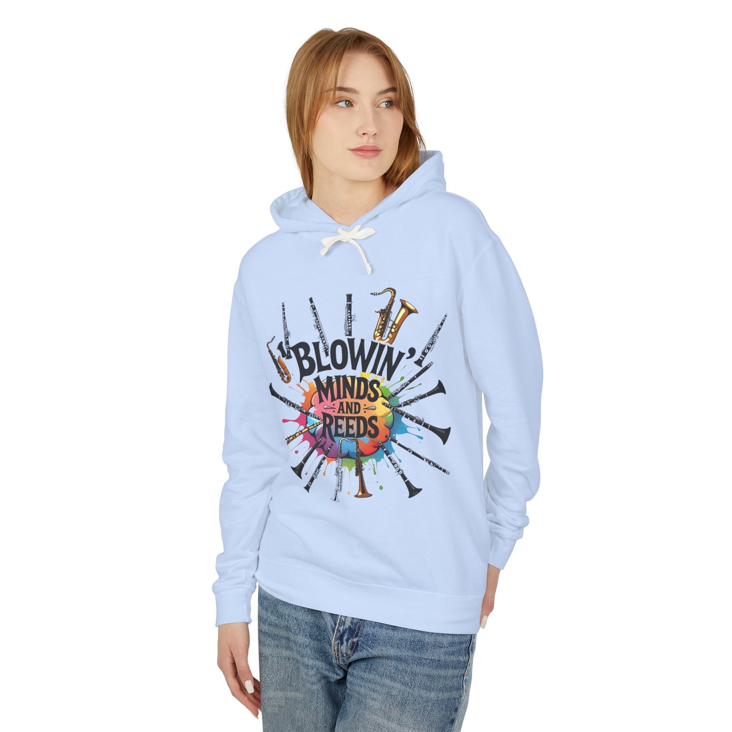 "Blowin' Minds" Unisex Lightweight Hoodie