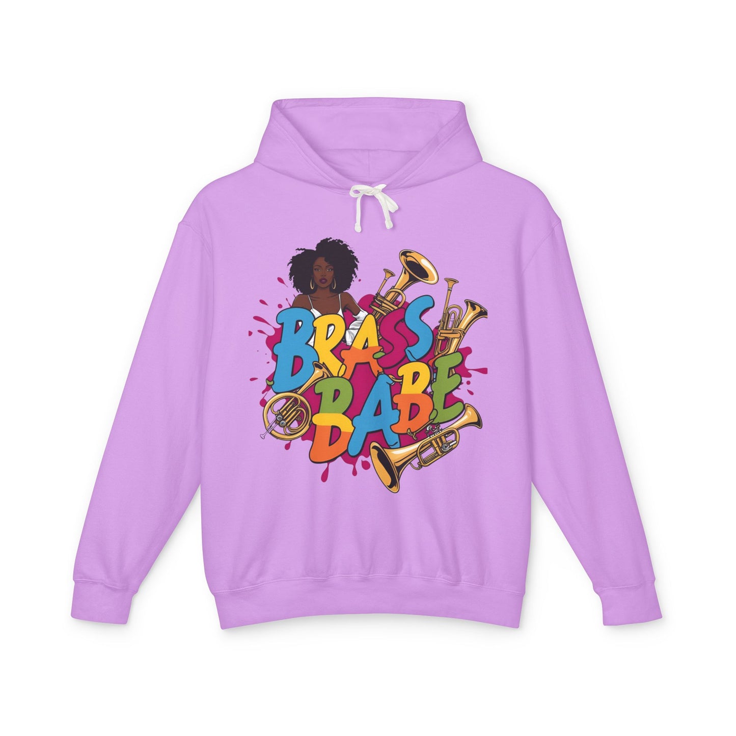 Unisex "Brass Babe" Lightweight Hooded Sweatshirt