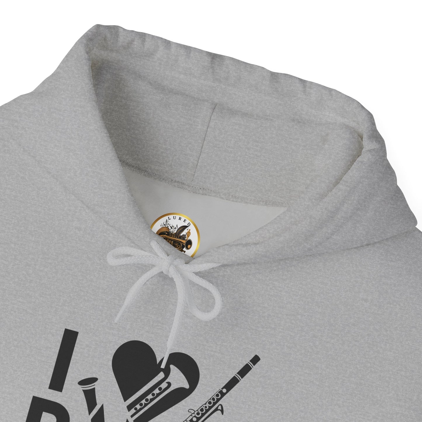 "I Love Band" Unisex Heavy-Blend Hoodie