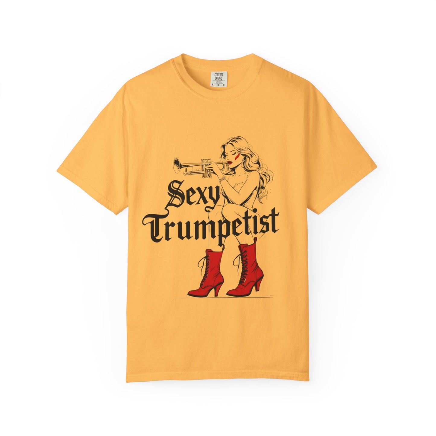 "Sexy Trumpetist" Unisex Garment-Dyed T-shirt