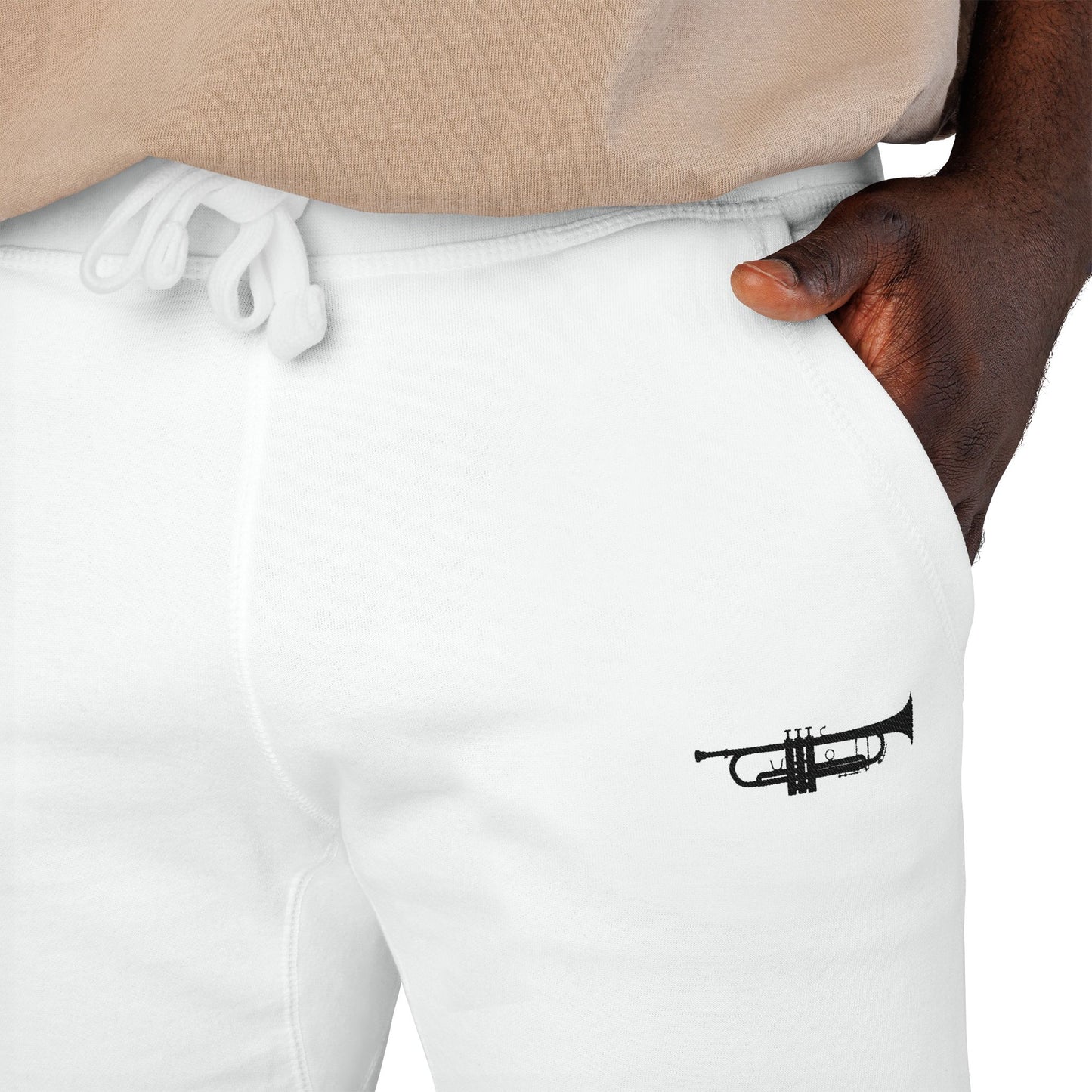 "Trumpet" Cozy Embroidered Unisex Fleece Sweatpants