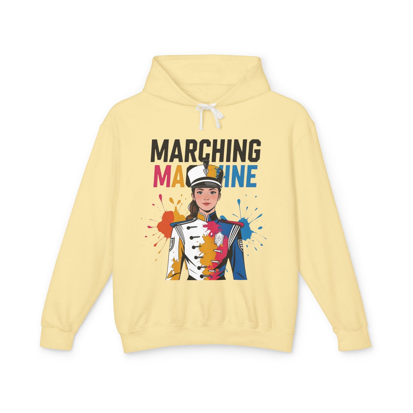 "Marching Machine" Unisex Lightweight Hoodie