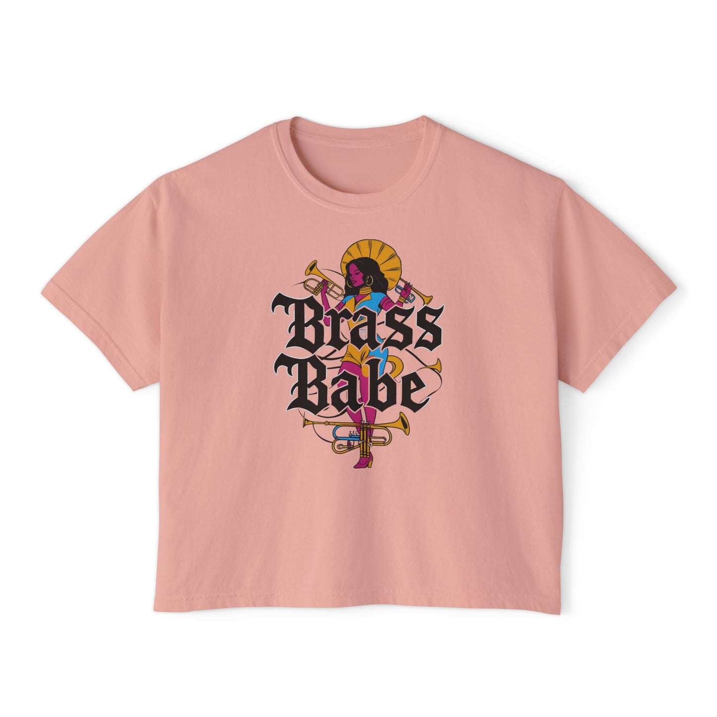 "Brass Babe" Women's Boxy Tee