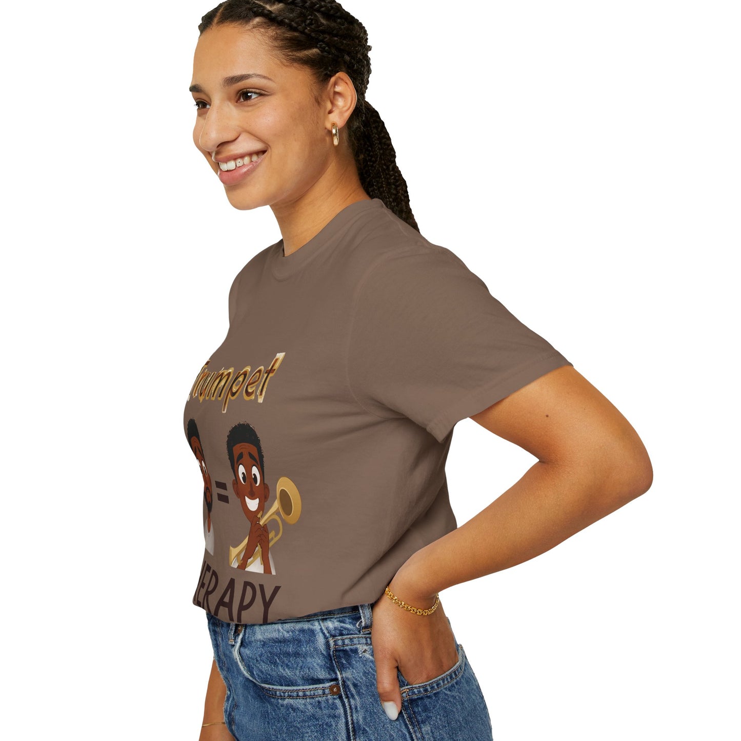 "Trumpet Therapy" Unisex Music T-Shirt