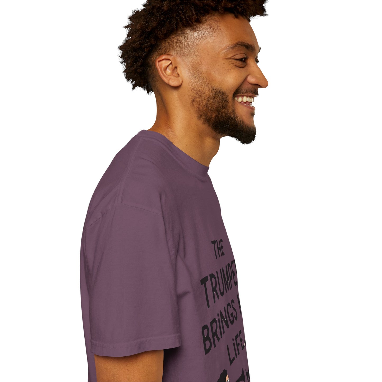 "The Trumpet Brings Me Life" Unisex Garment-Dyed T-Shirt