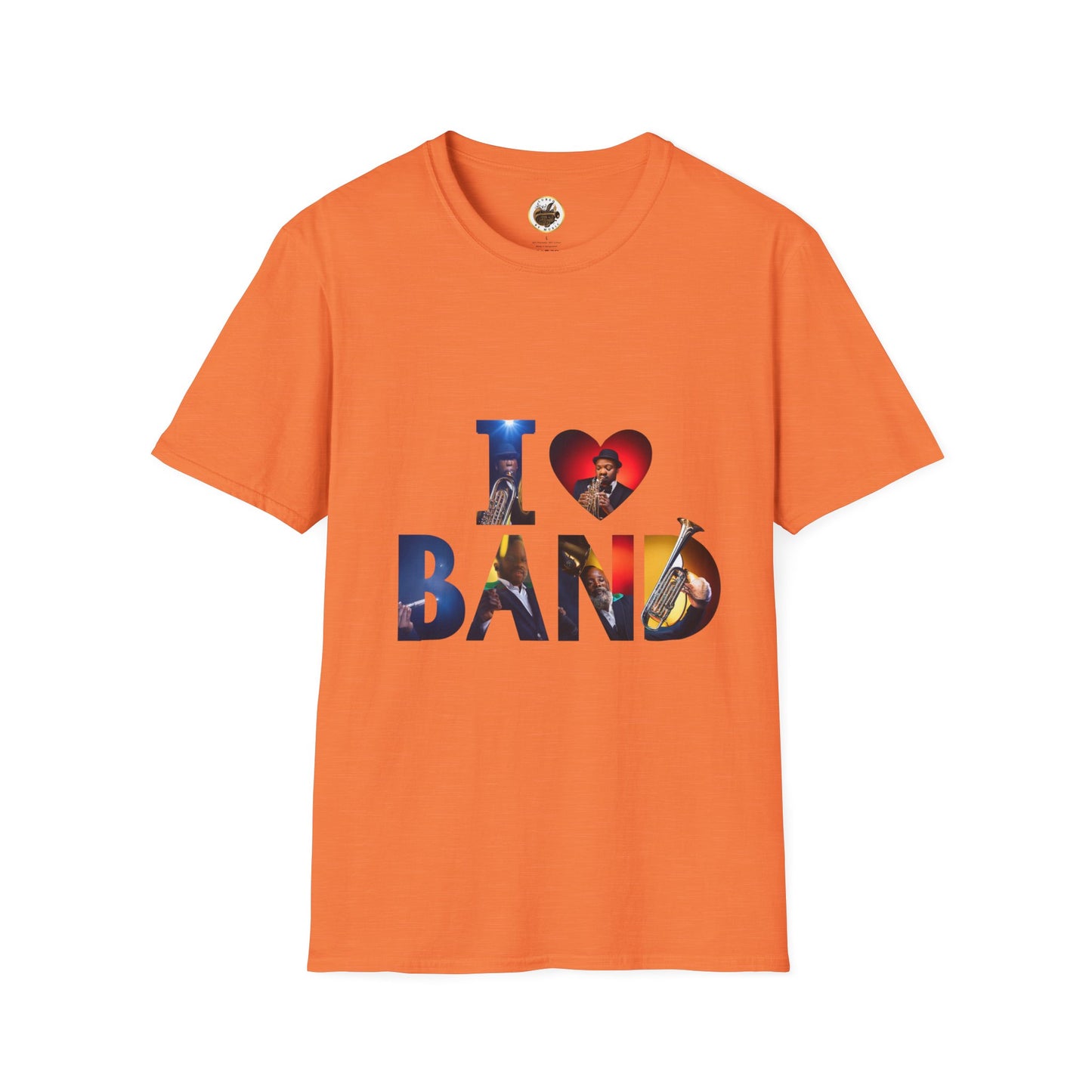 I Love Band Unisex Softstyle T-Shirt