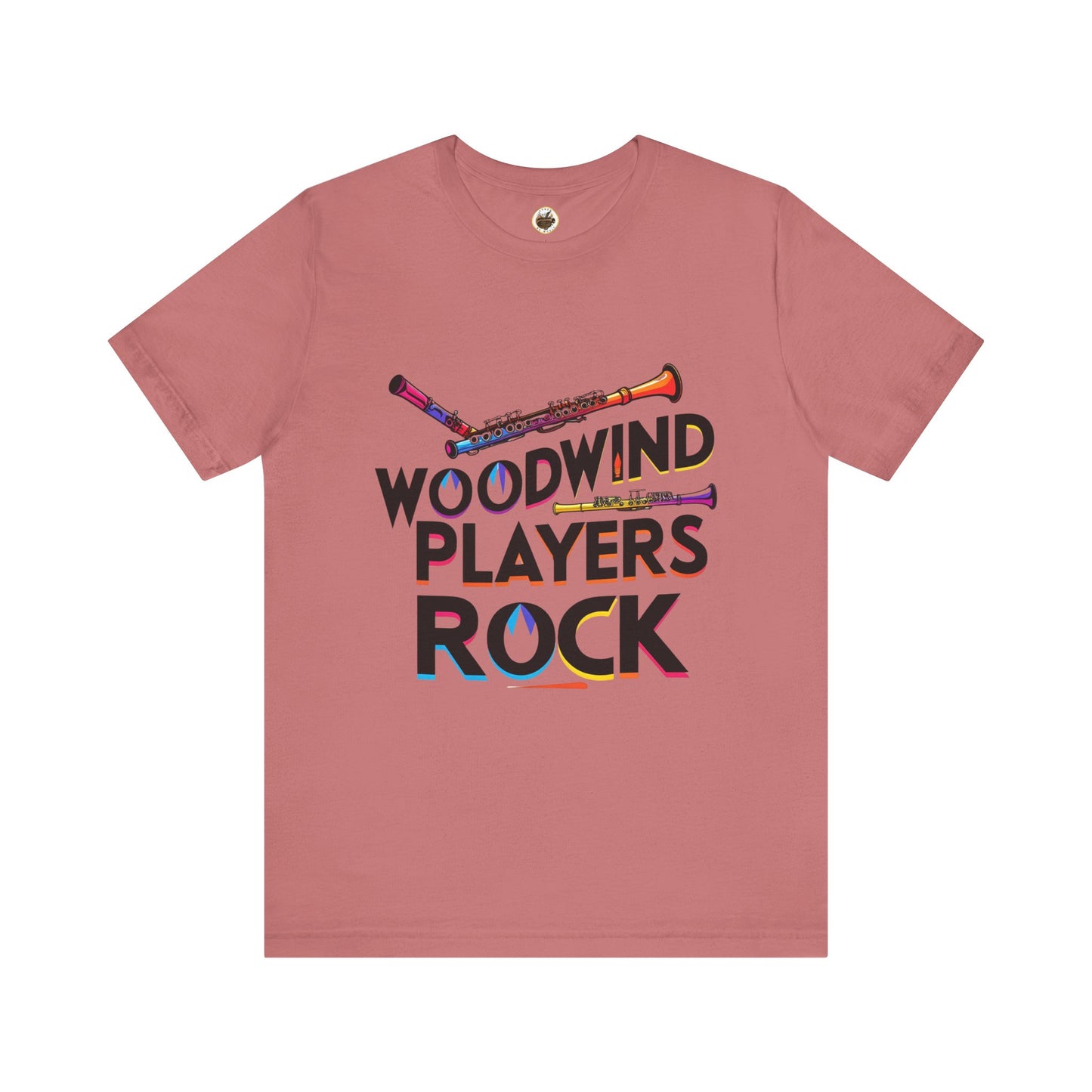 "Woodwind Players Rock" Unisex Short Sleeve T-Shirt