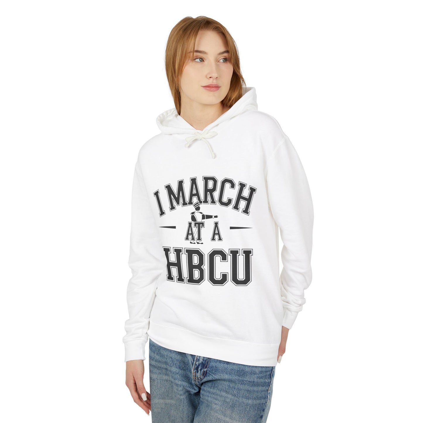 "HBCU Pride" Unisex Lightweight Hooded Sweatshirt