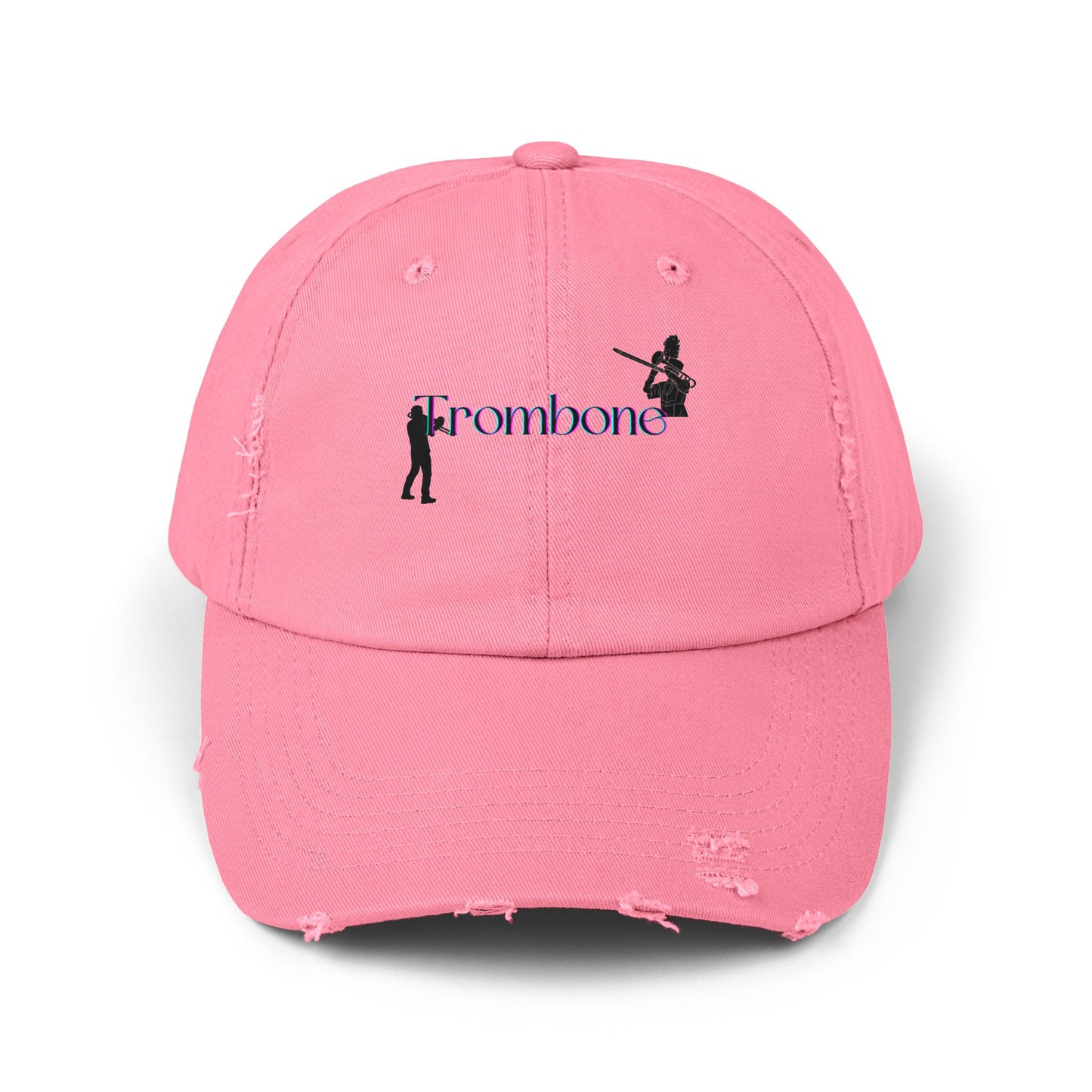 Unisex Distressed Trombone Cap