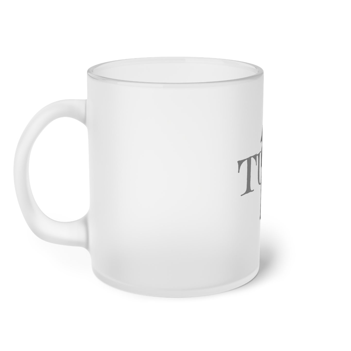 Tuba Frosted Glass Mug
