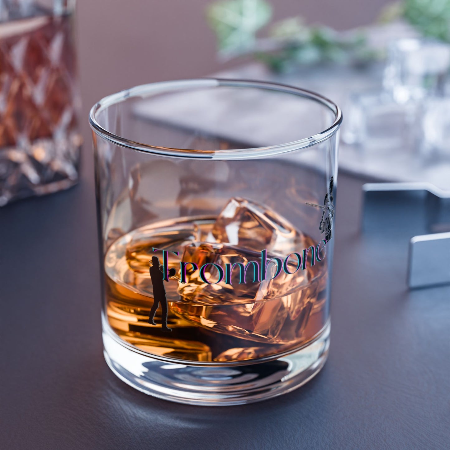 "Trombone" Rocks Glass, 10oz